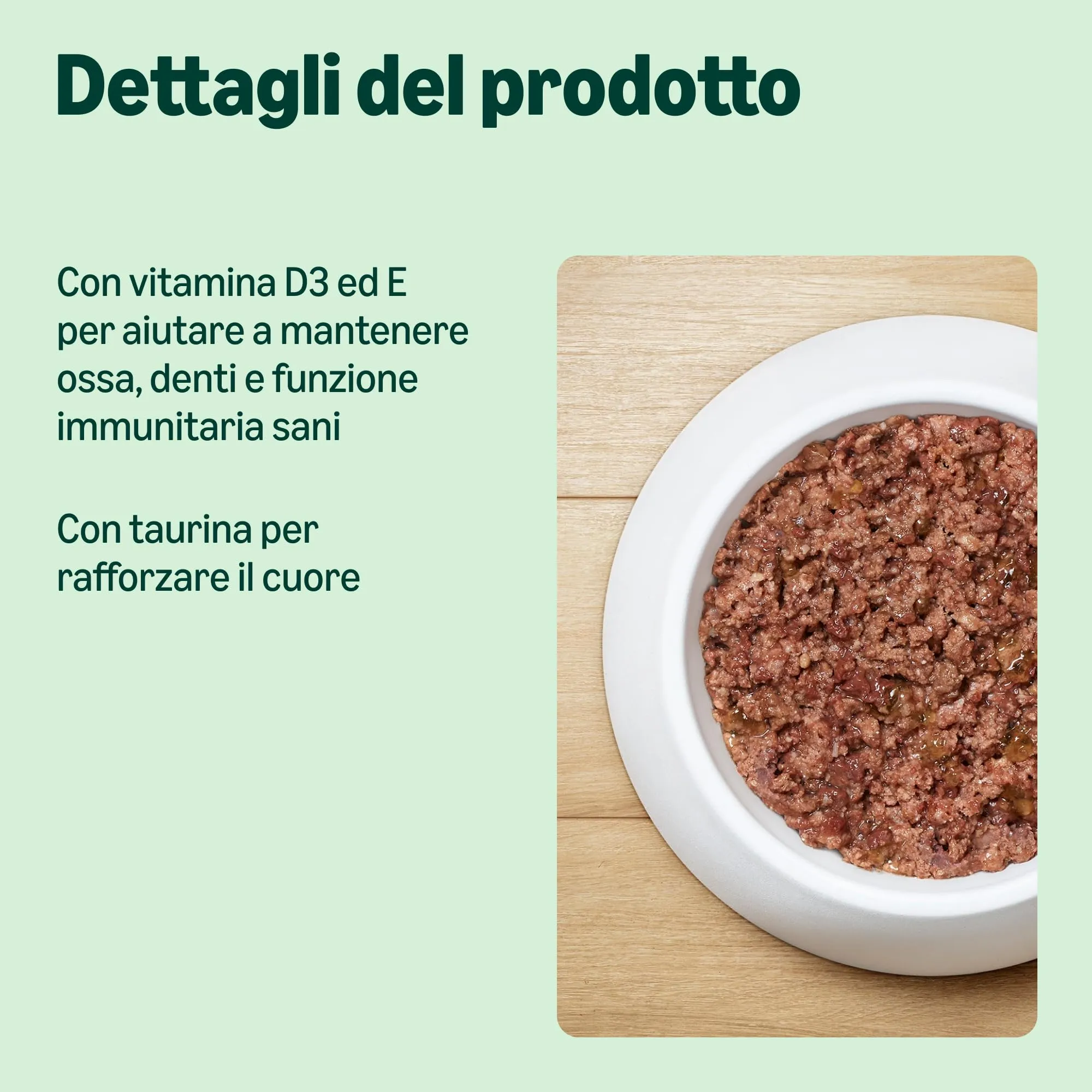 Amazon Cibo Umido per Gatti Senza Cereali, Paté di Pollo, 12 x 400 g - immagine 2