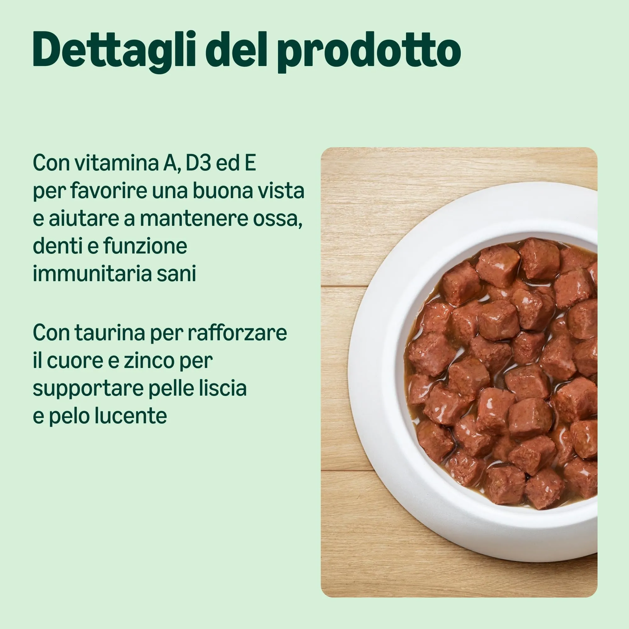 by Amazon Cibo Umido per Gatti Bocconcini di Manzo in Salsa, 12 x 415 g - immagine 2