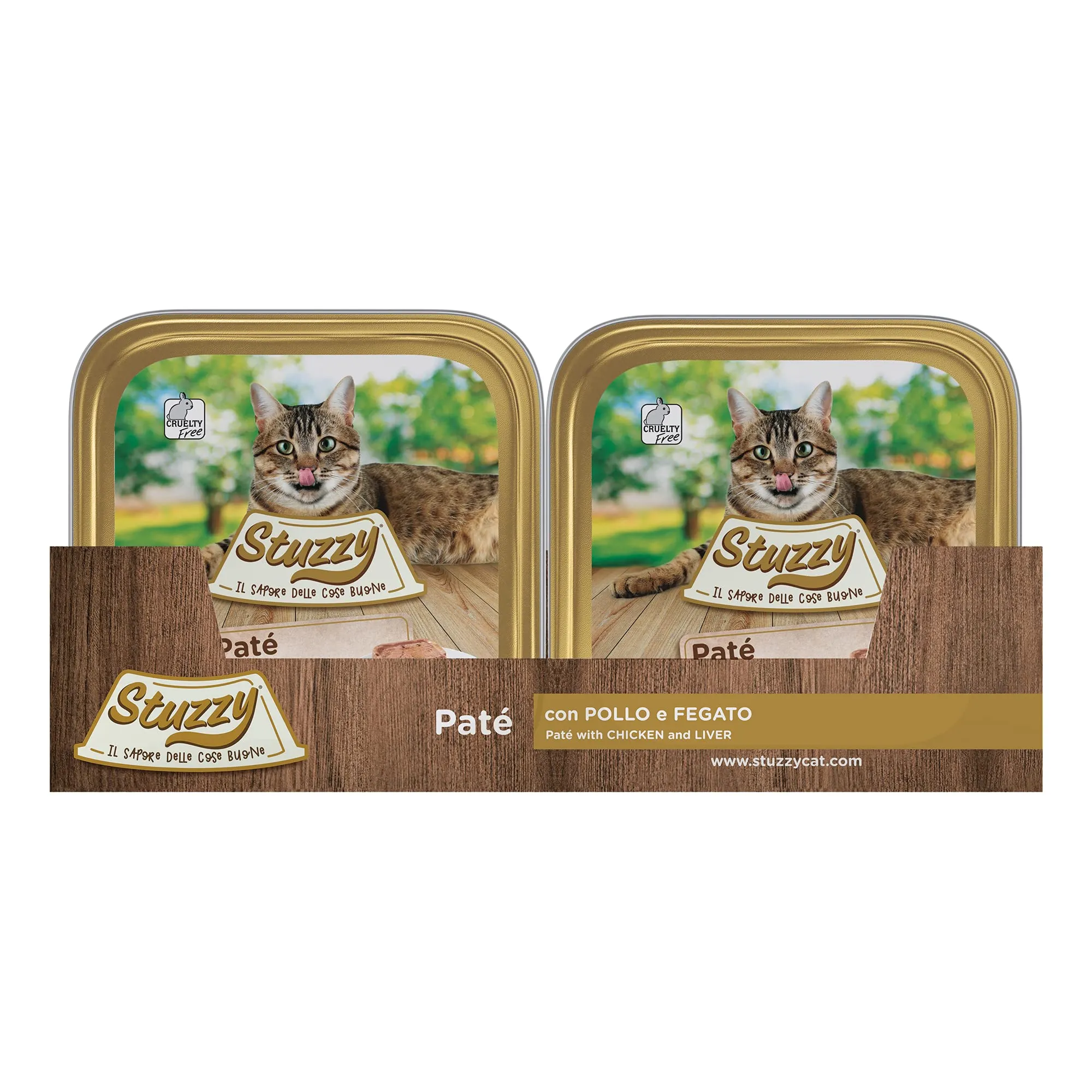 Stuzzy Cibo Umido Completo per Gatti Adulti, Patè con Pollo, 32 x 100 g - immagine 3