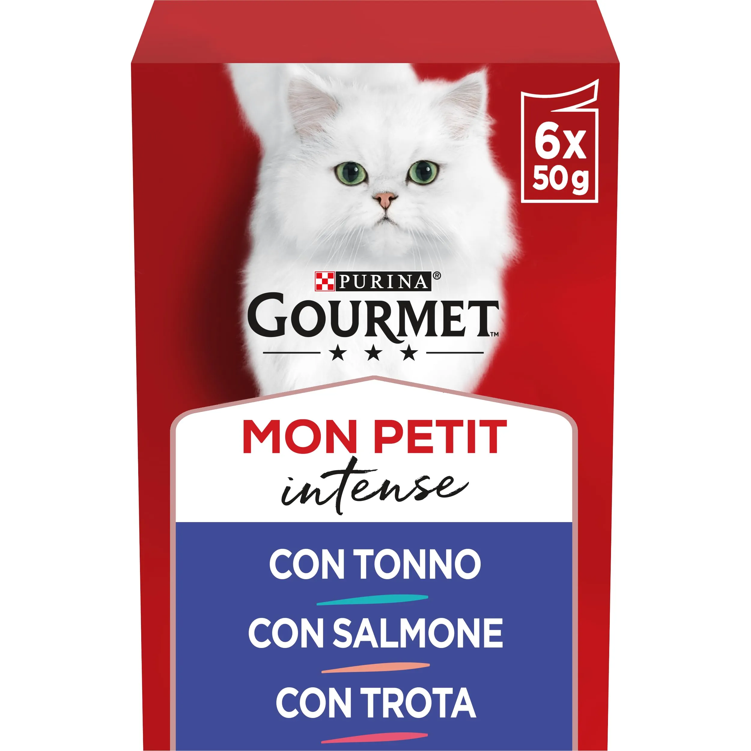 Gourmet Mon Petit Cibo Umido per Gatti Adulti, 48 Bustine da 50 g - immagine 1