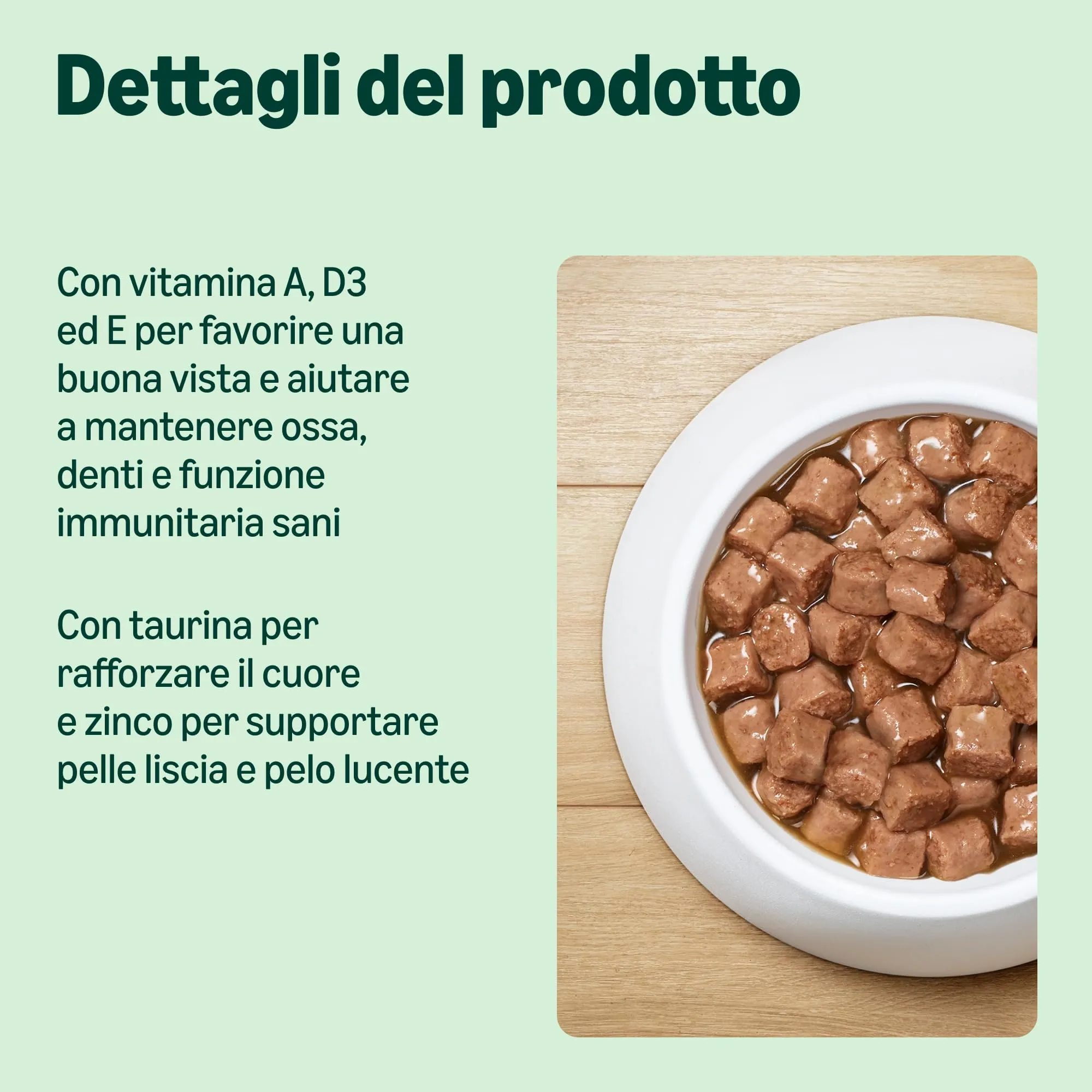 by Amazon Cibo umido per gatti, bocconcini di pollame in salsa, 6 x 415 g - immagine 2