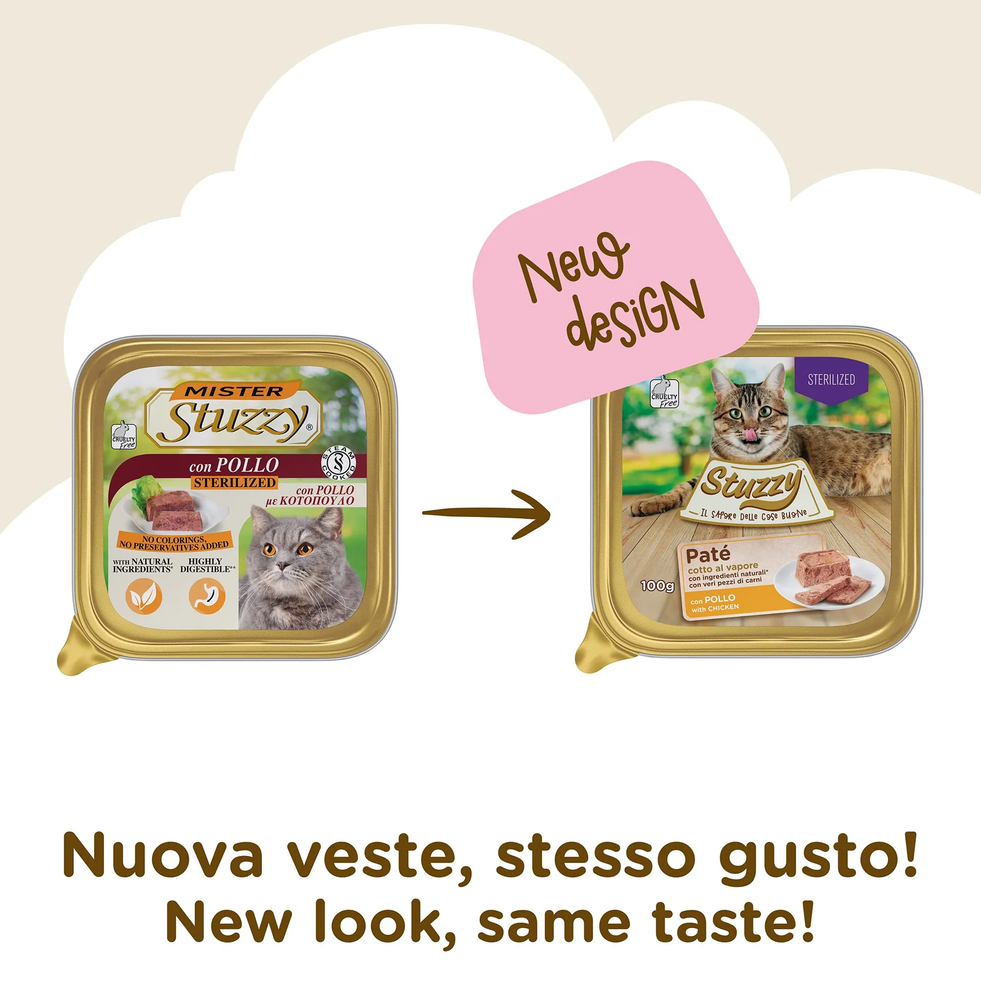 Stuzzy Paté Sterilized con Pollo 100g - immagine 2