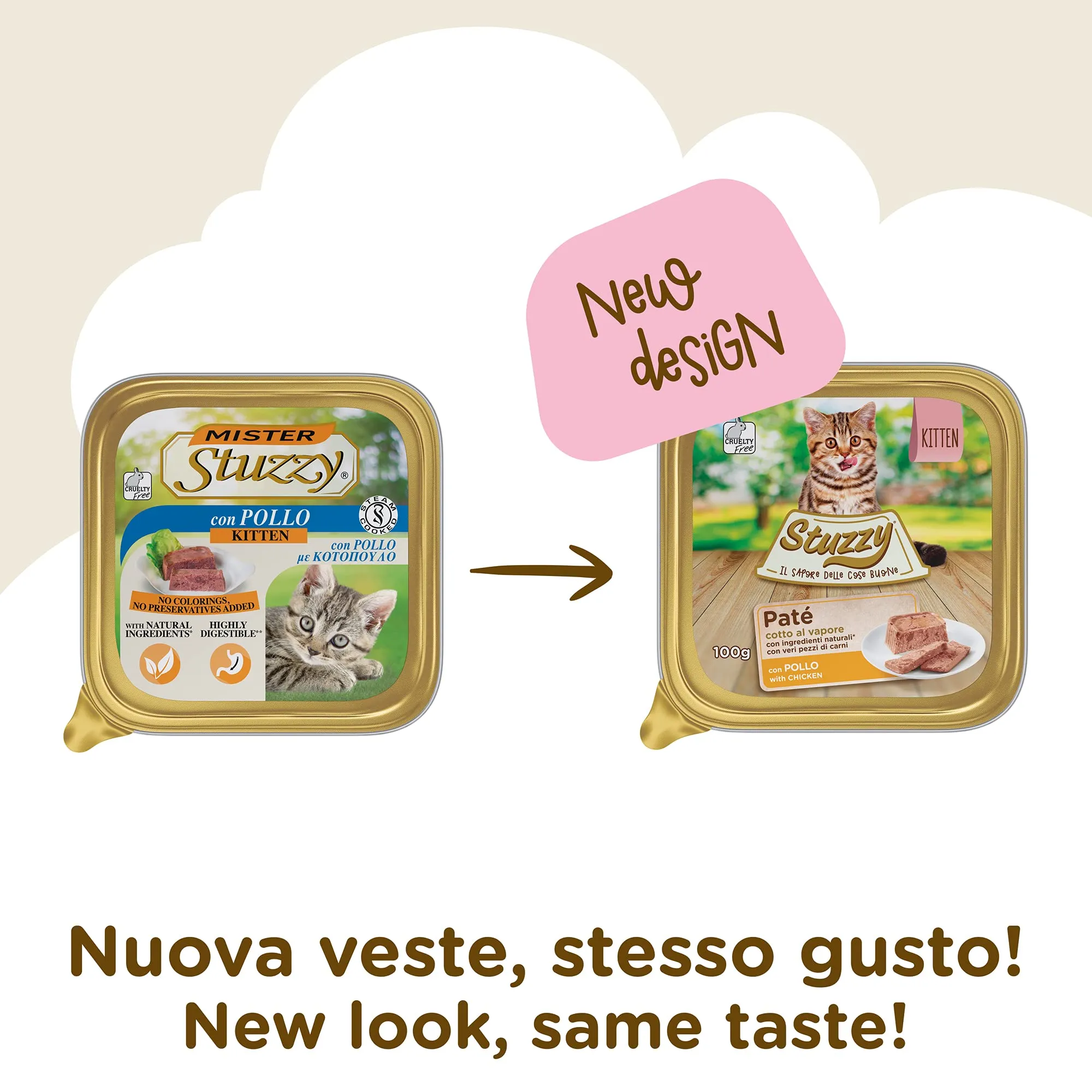 Stuzzy Paté Kitten con Pollo 100g - immagine 2