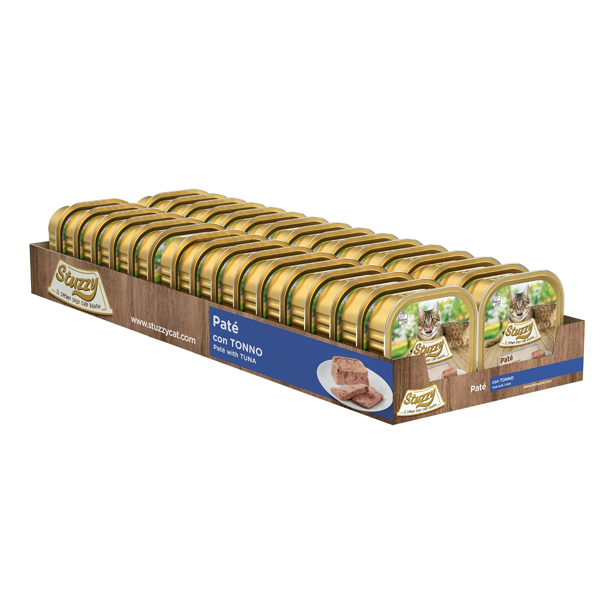 Stuzzy Cibo Umido Completo per Gatti Adulti, Patè al Tonno, 32 x 100 g - immagine 3
