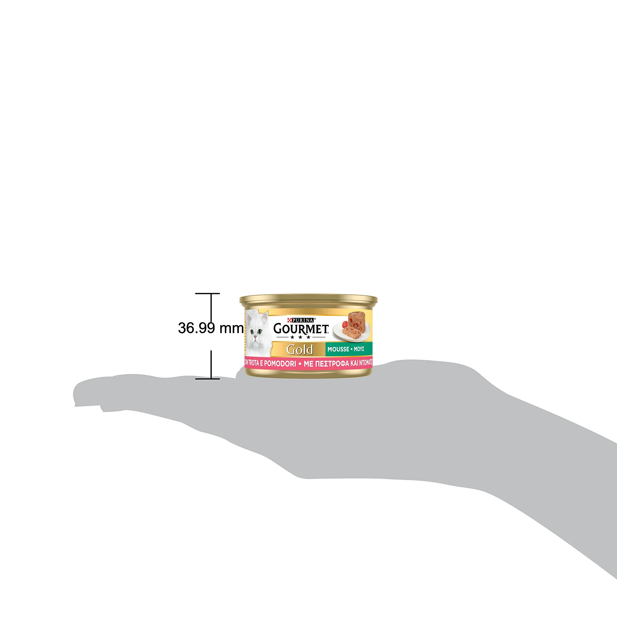 Gourmet Gold Mousse con Trota e Pomodori per Gatti Adulti, 24 x 85g - immagine 4