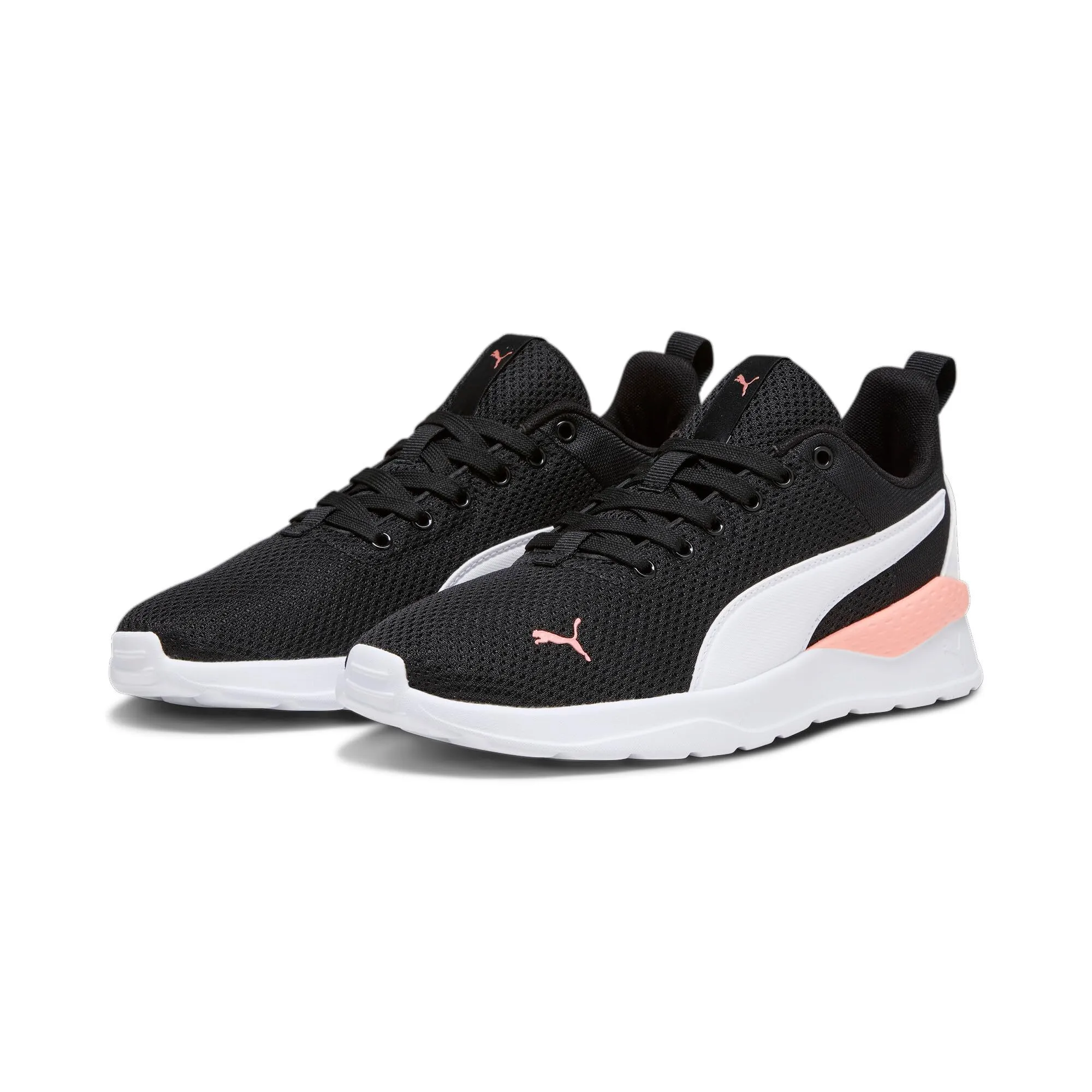 PUMA Anzarun Lite Unisex Sneakers - Puma Black Puma White Peach Smoothie, 42 EU - immagine 7