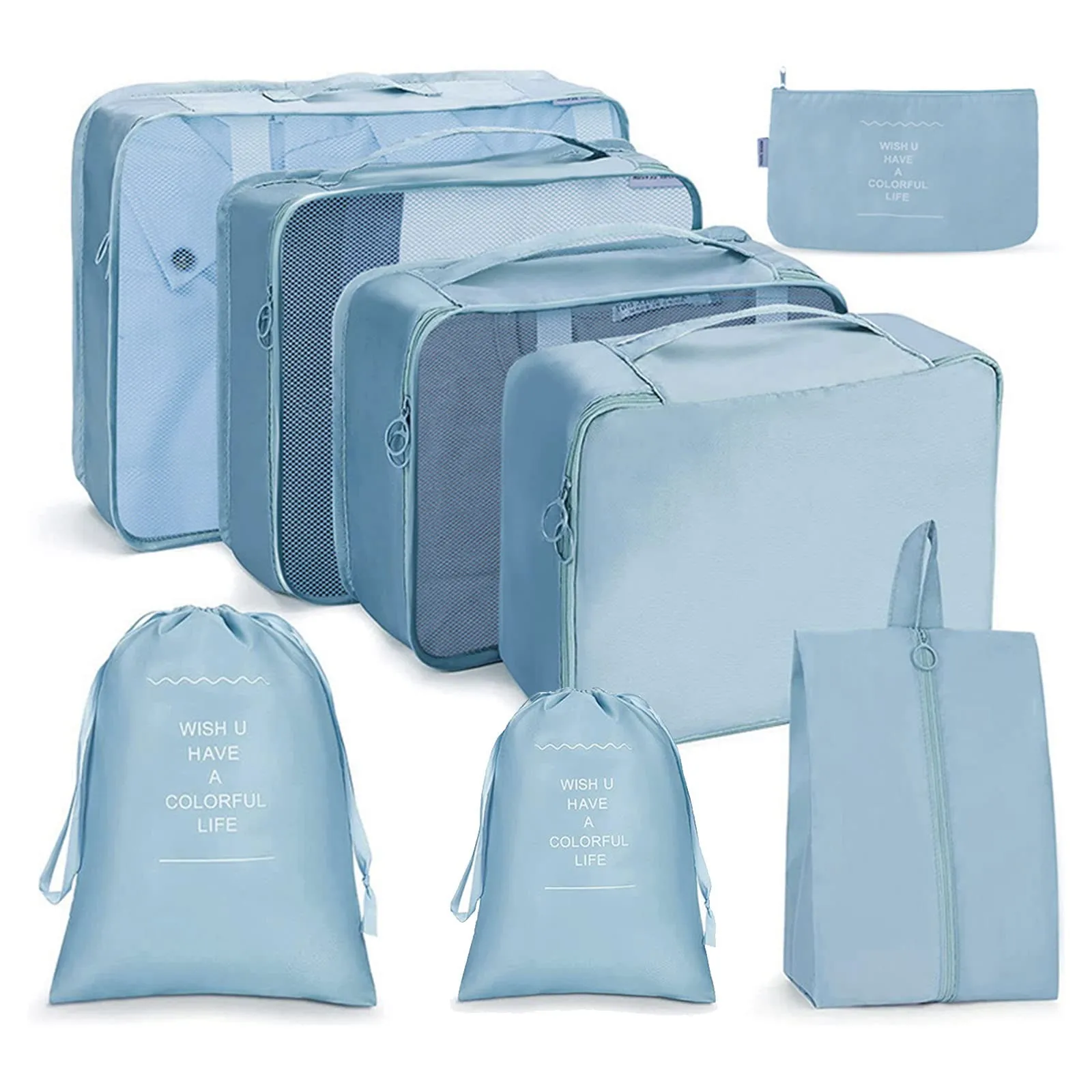 OSDUE Organizer Viaggio, Set di 8 Pezzi per Valigie - immagine 1