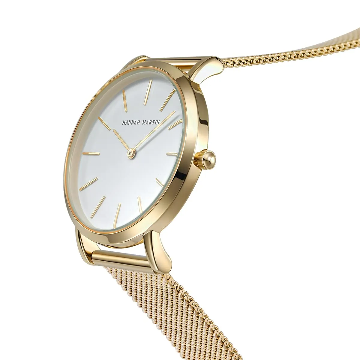 Hannah Martin Orologio da Polso Donna Ultra Sottile in Acciaio Inossidabile, Quarzo - immagine 3