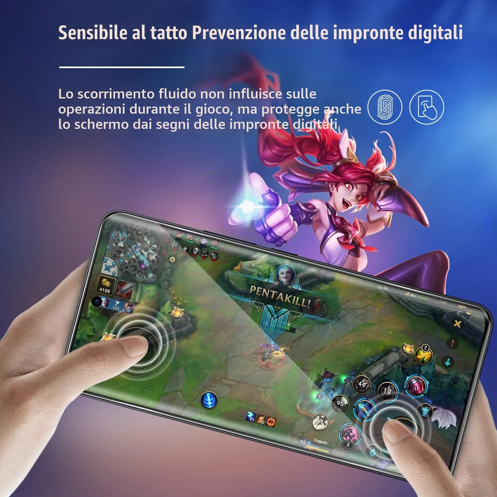ELYCO Vetro Temperato per Xiaomi Redmi Note 15 Pro 4G, 3+2 Pezzi - immagine 4