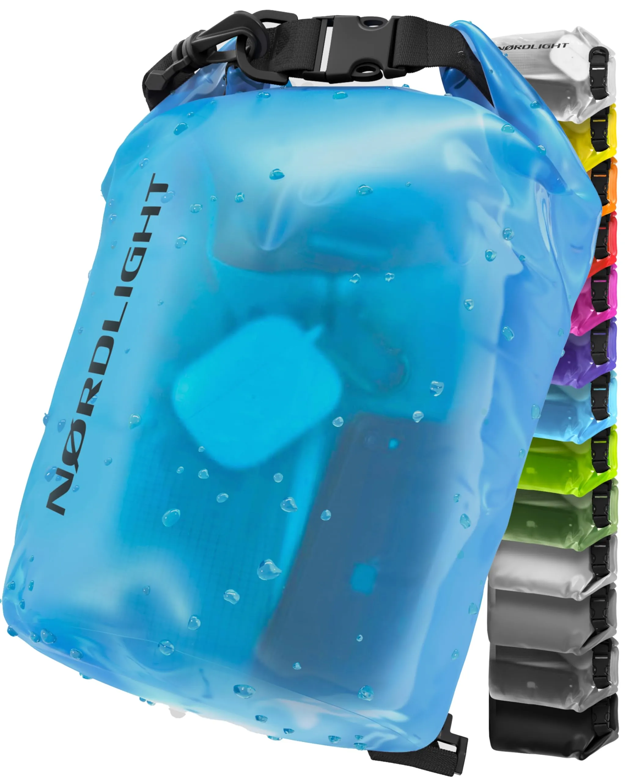 Nordlight Dry Bag Sacca Impermeabile 5L, Blu - immagine 1