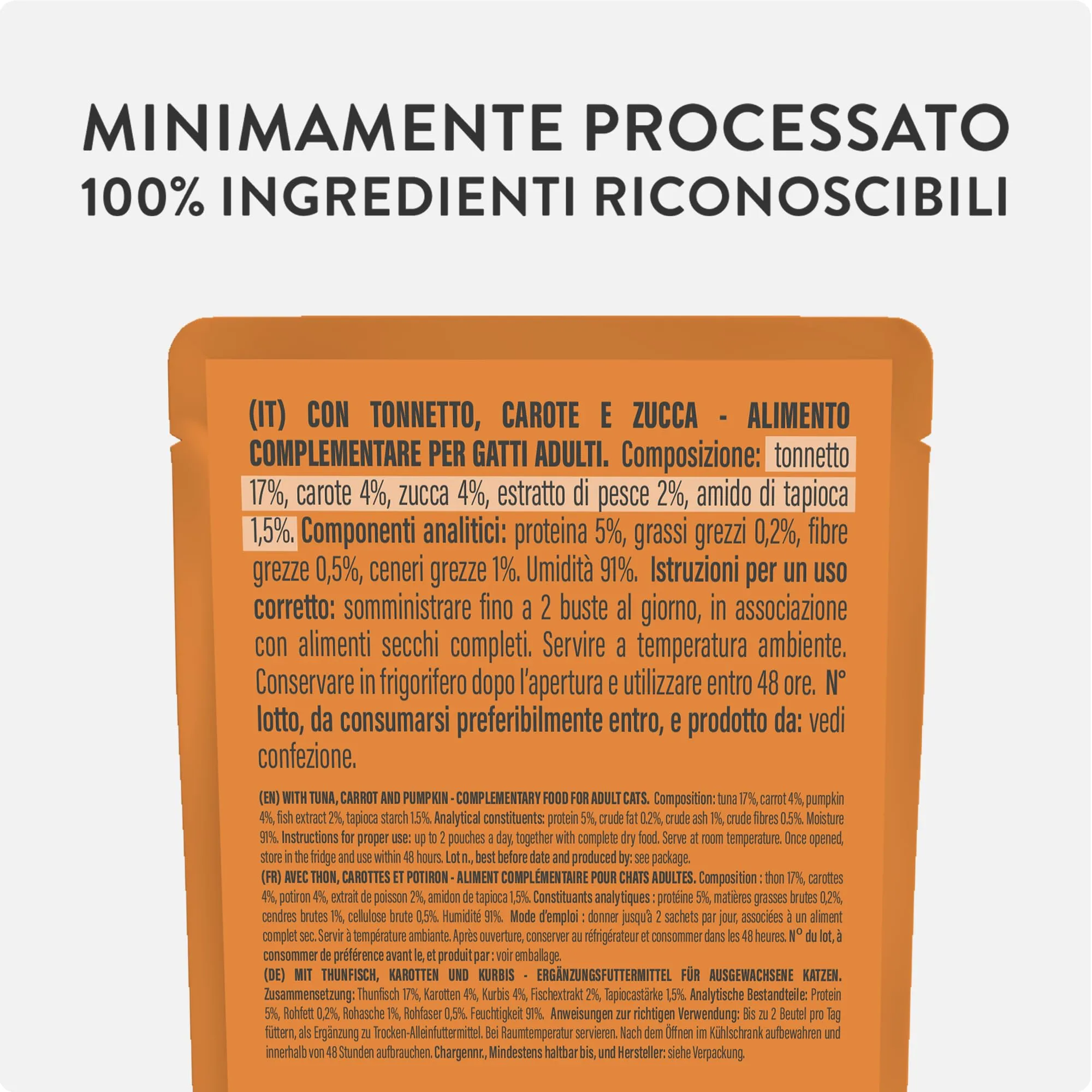 Schesir Zuppa con Filetti di Tonno con Carote e Zucca, 12 x 40g - immagine 3