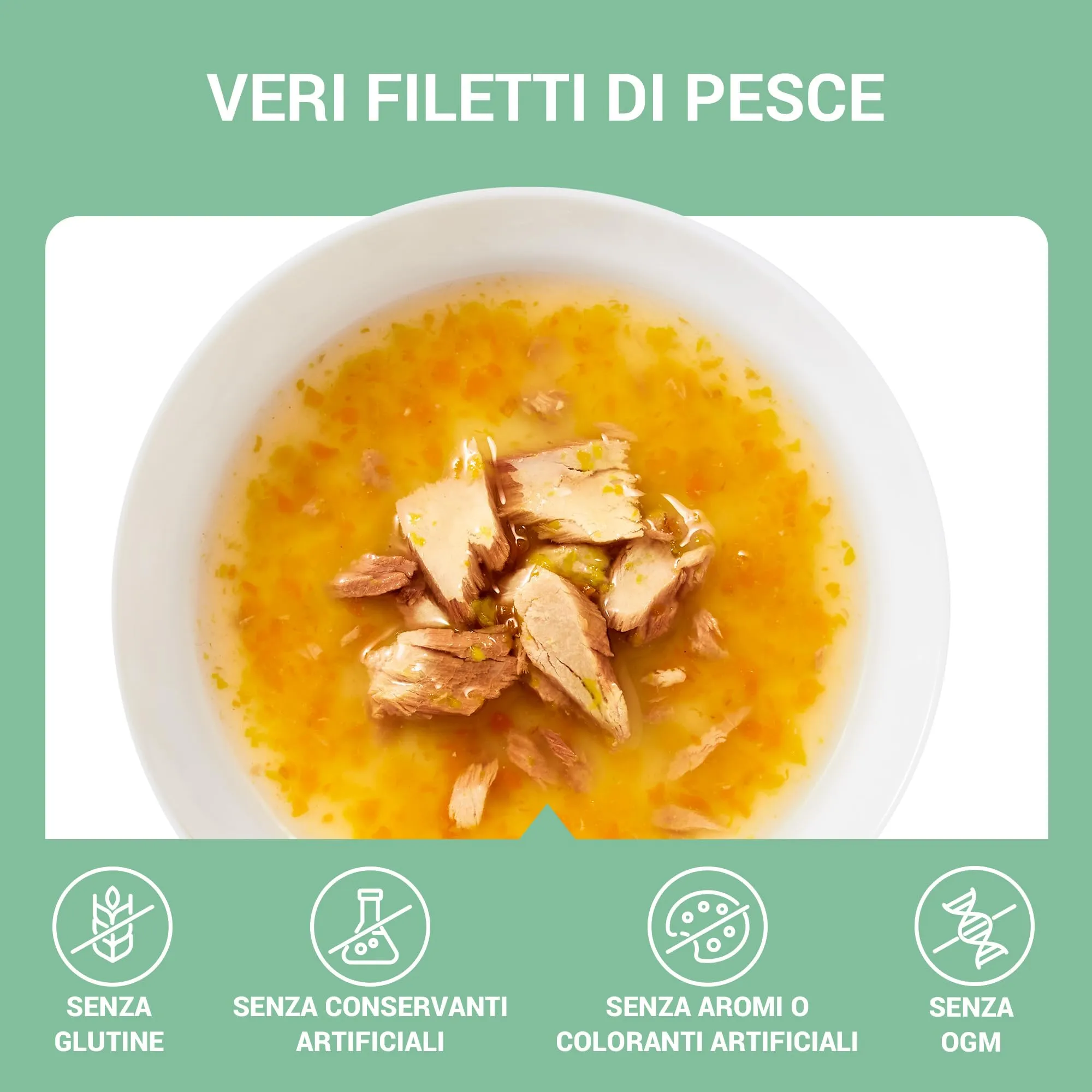 Schesir Zuppa con Filetti di Tonno con Carote e Zucca, 12 x 40g - immagine 5