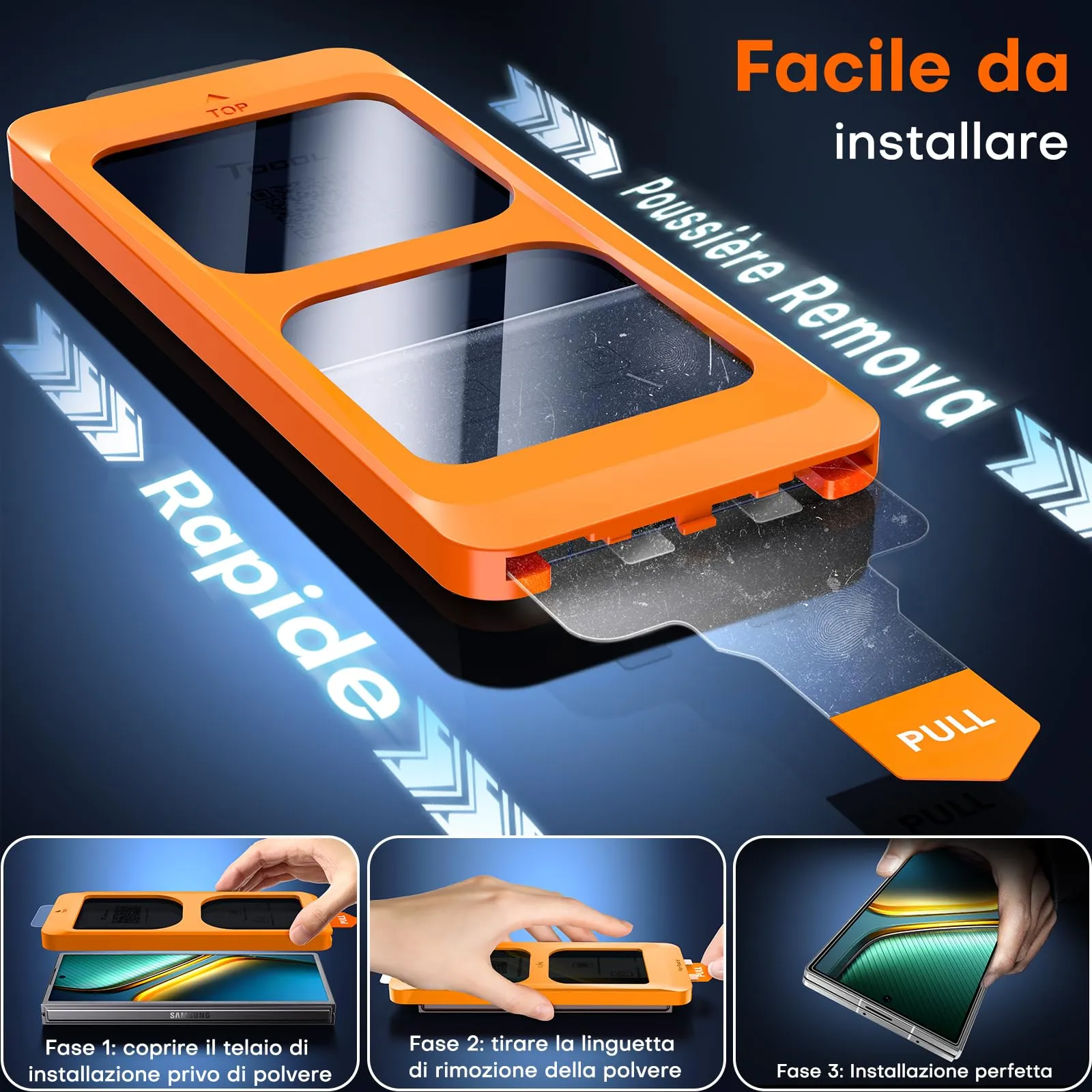 TOCOL Privacy Pellicola per Samsung Galaxy Z Fold 8 Ultra - immagine 6