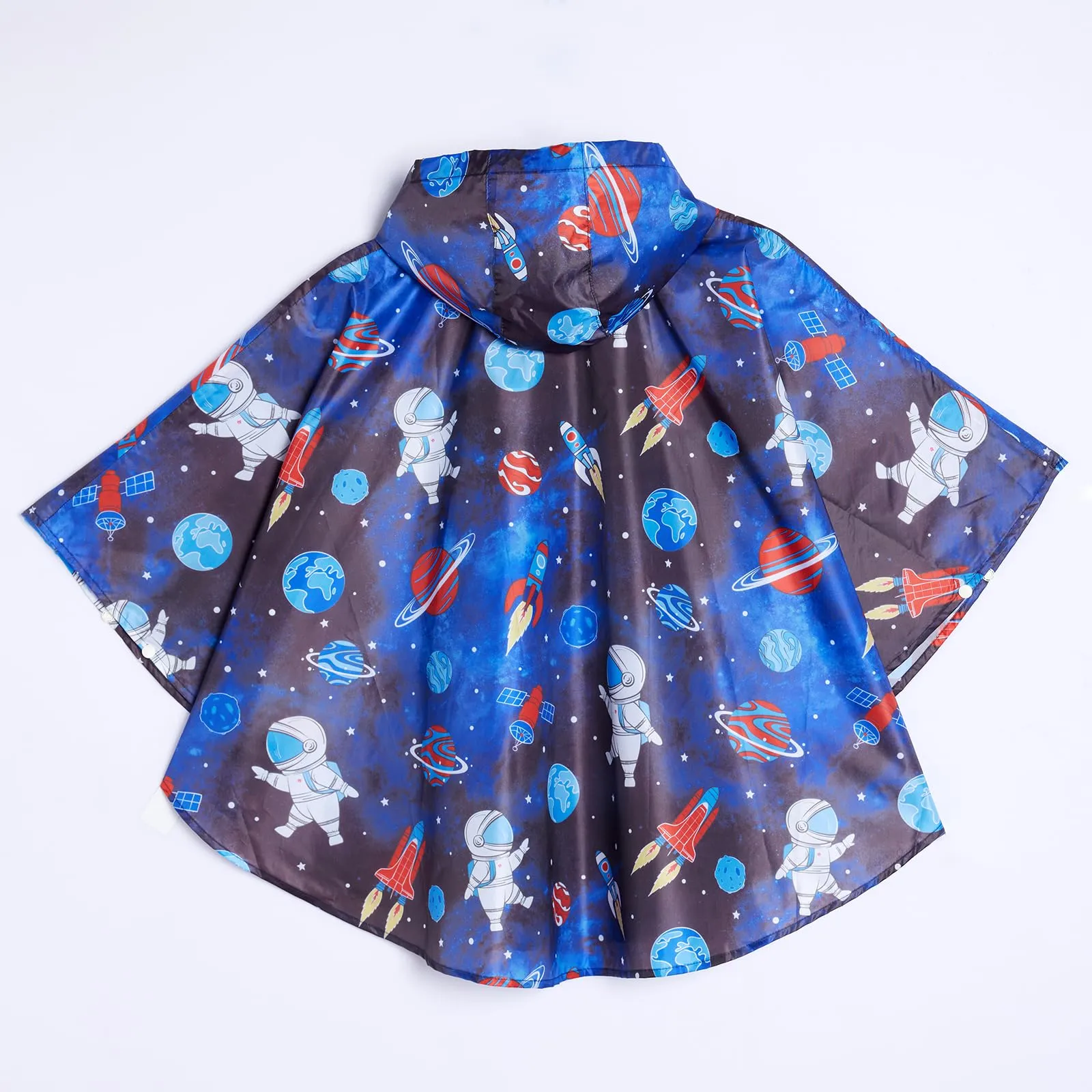 QIKADO Poncho Pioggia per Bambini Astronauta, 3-5 Anni - immagine 3