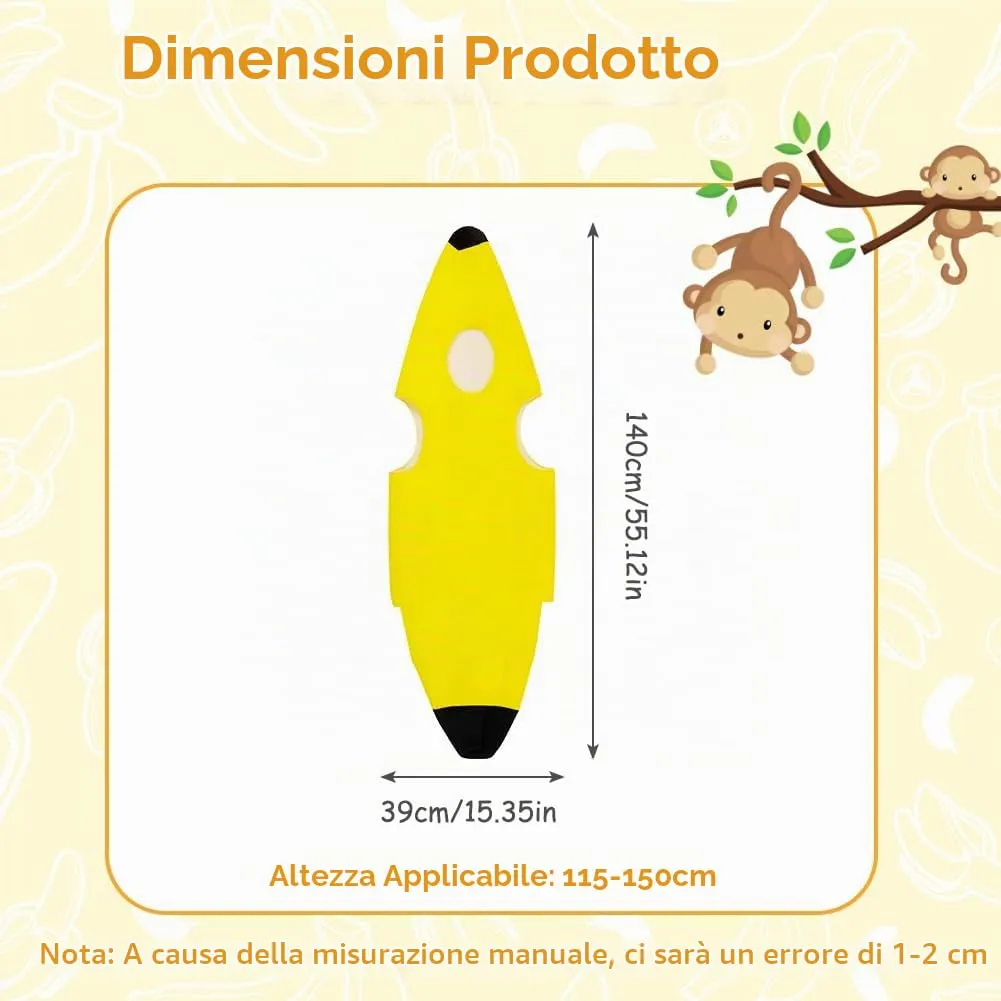 AYBUY Banana Costume for Kids, Unisex - immagine 2