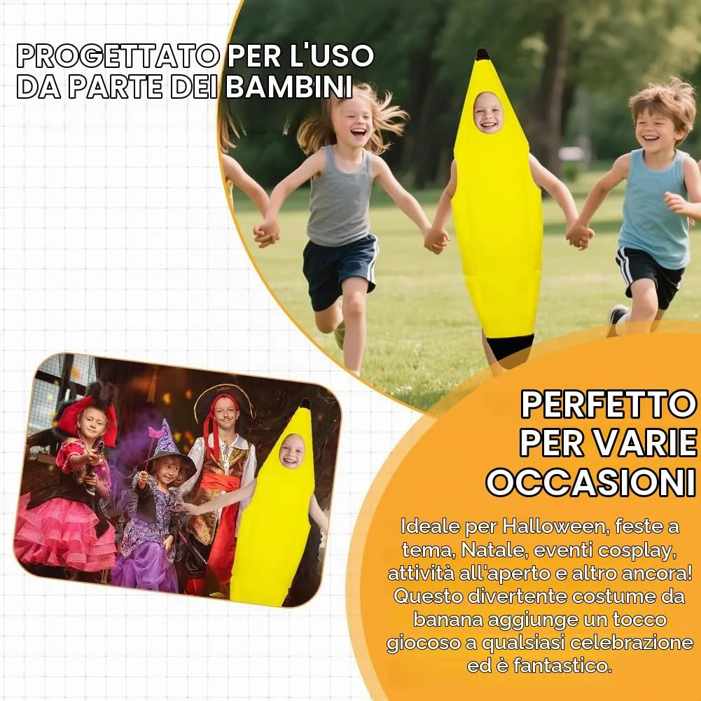 AYBUY Banana Costume for Kids, Unisex - immagine 5