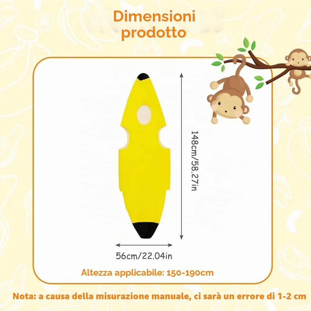 AYBUY Costume da Banana per Adulti, Unisex - immagine 2