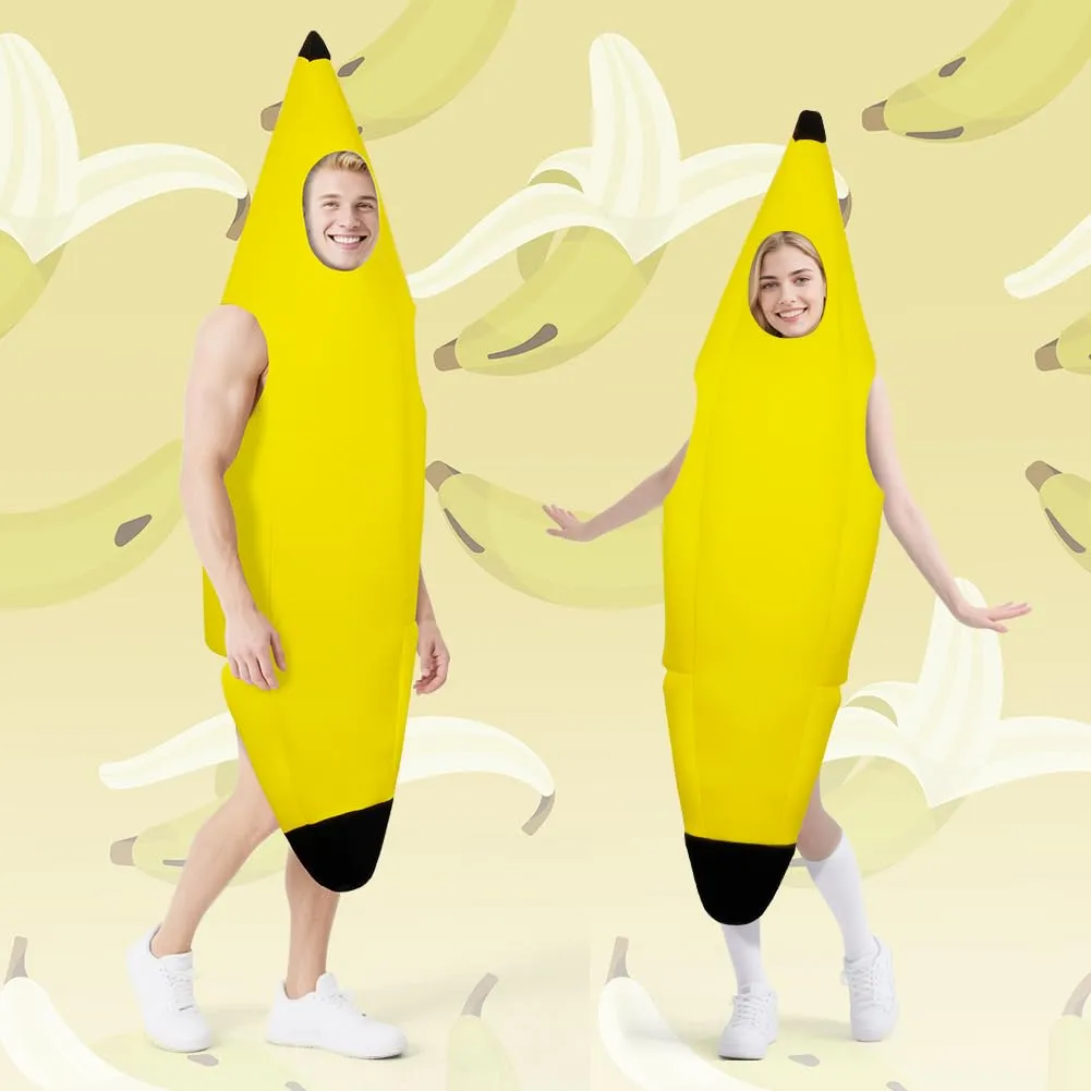 AYBUY Costume da Banana per Adulti, Unisex - immagine 5