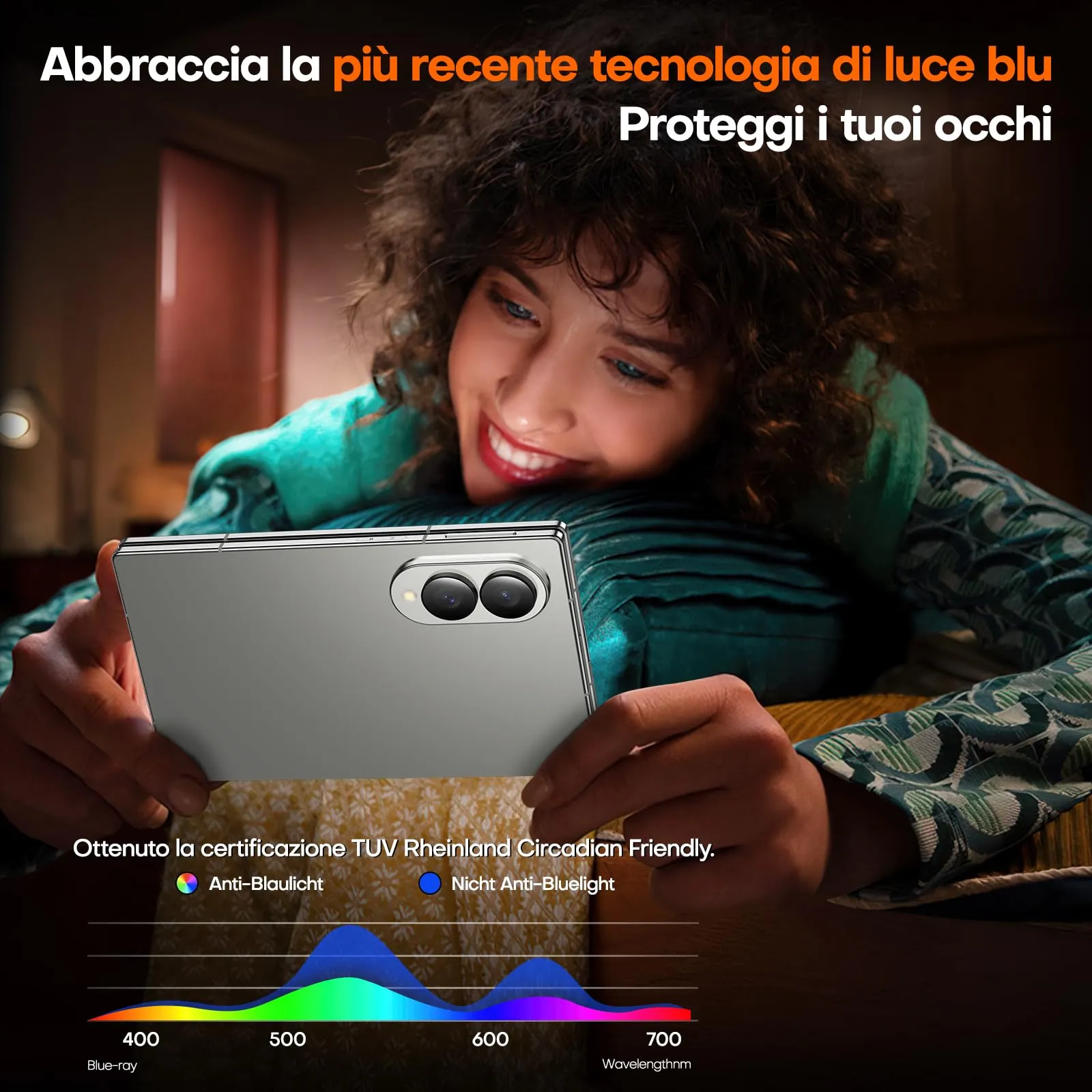 TOCOL Pellicola in Vetro Temperato per Samsung Galaxy Z Fold 8 - immagine 4