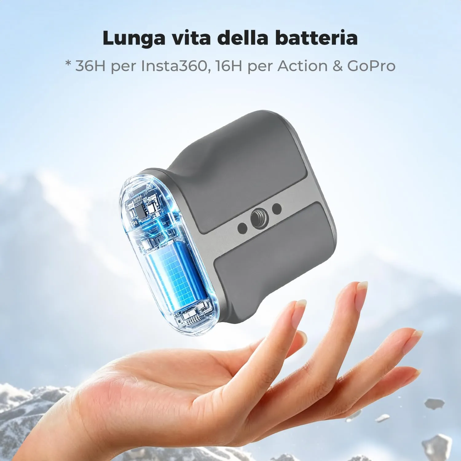 K&F Concept Street Grip Bluetooth Magnetic Modular Remote Control for Osmo Action 6 - immagine 6