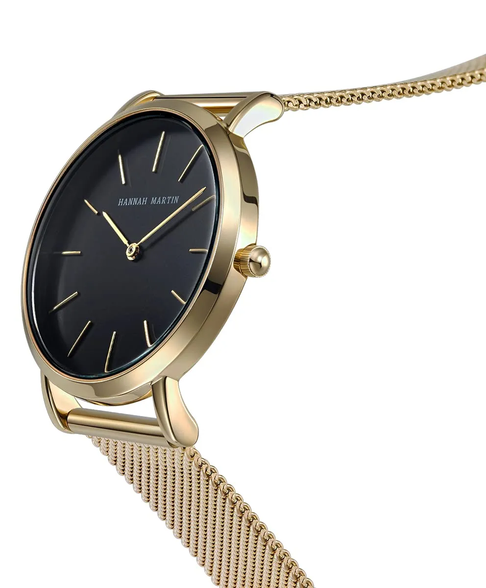HANNAH MARTIN Orologio da Polso Donna Ultra Sottile in Acciaio Inossidabile, Quarzo - immagine 3
