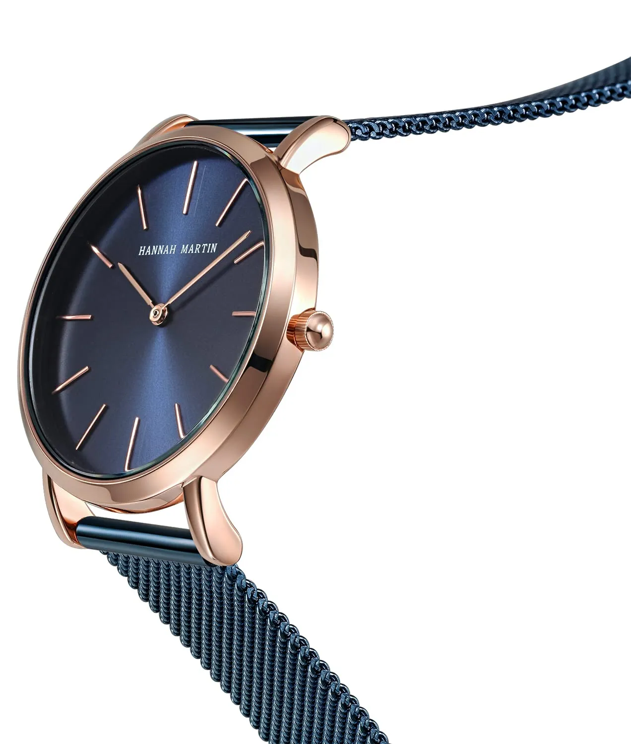 HANNAH MARTIN Orologio da Polso Donna Ultra Sottile Quarzo Acciaio Inossidabile TZCL36WFLNK - immagine 3