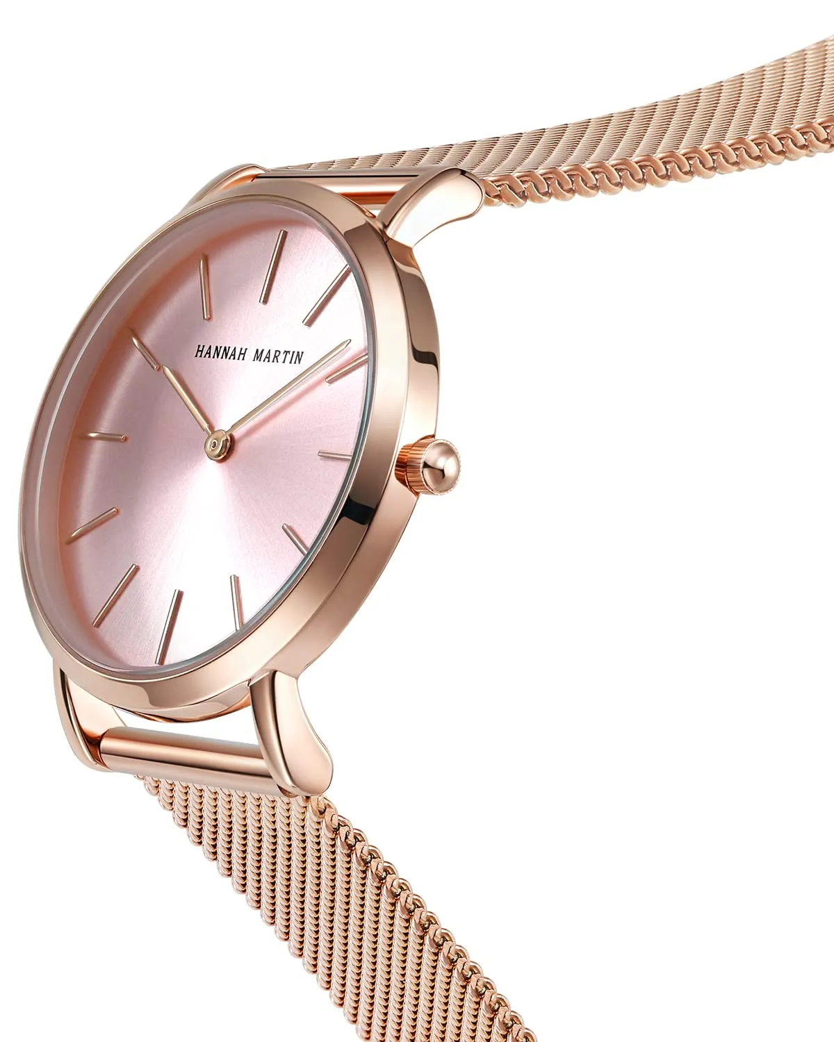Hannah Martin Orologio da Polso Donna Ultra Sottile in Acciaio Inossidabile, Quarzo - immagine 3