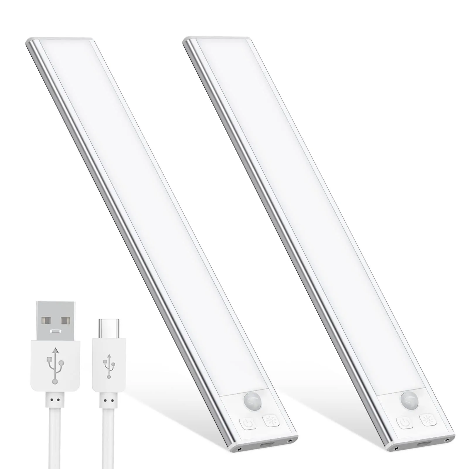 OUILA Luce Armadio LED con Sensore di Movimento, 20.5cm-2Pcs, GLS-C015 - immagine 1