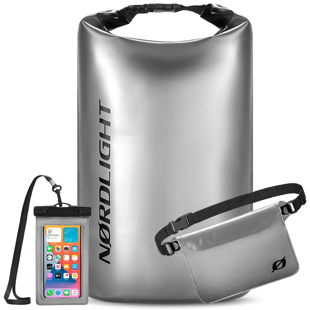 Nordlight Dry Bag Sacca Impermeabile 15L Metallizzato - immagine 4