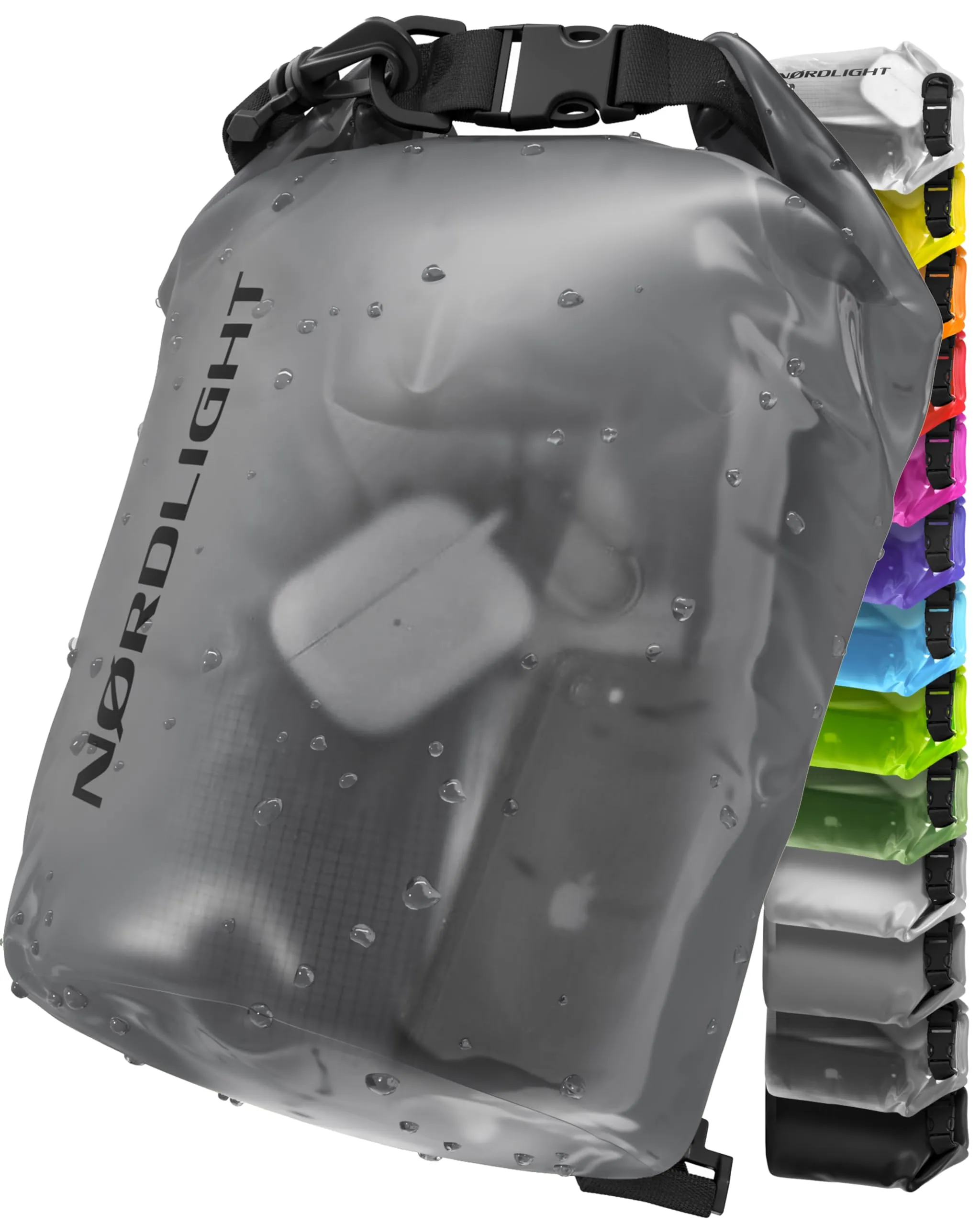 Nordlight Dry Bag Sacca Impermeabile 30L Antracite Smerigliato - immagine 1