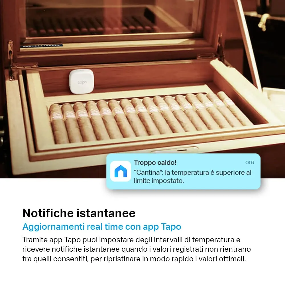 Tapo T310 Sensore Temperatura e Umidità Smart - immagine 3