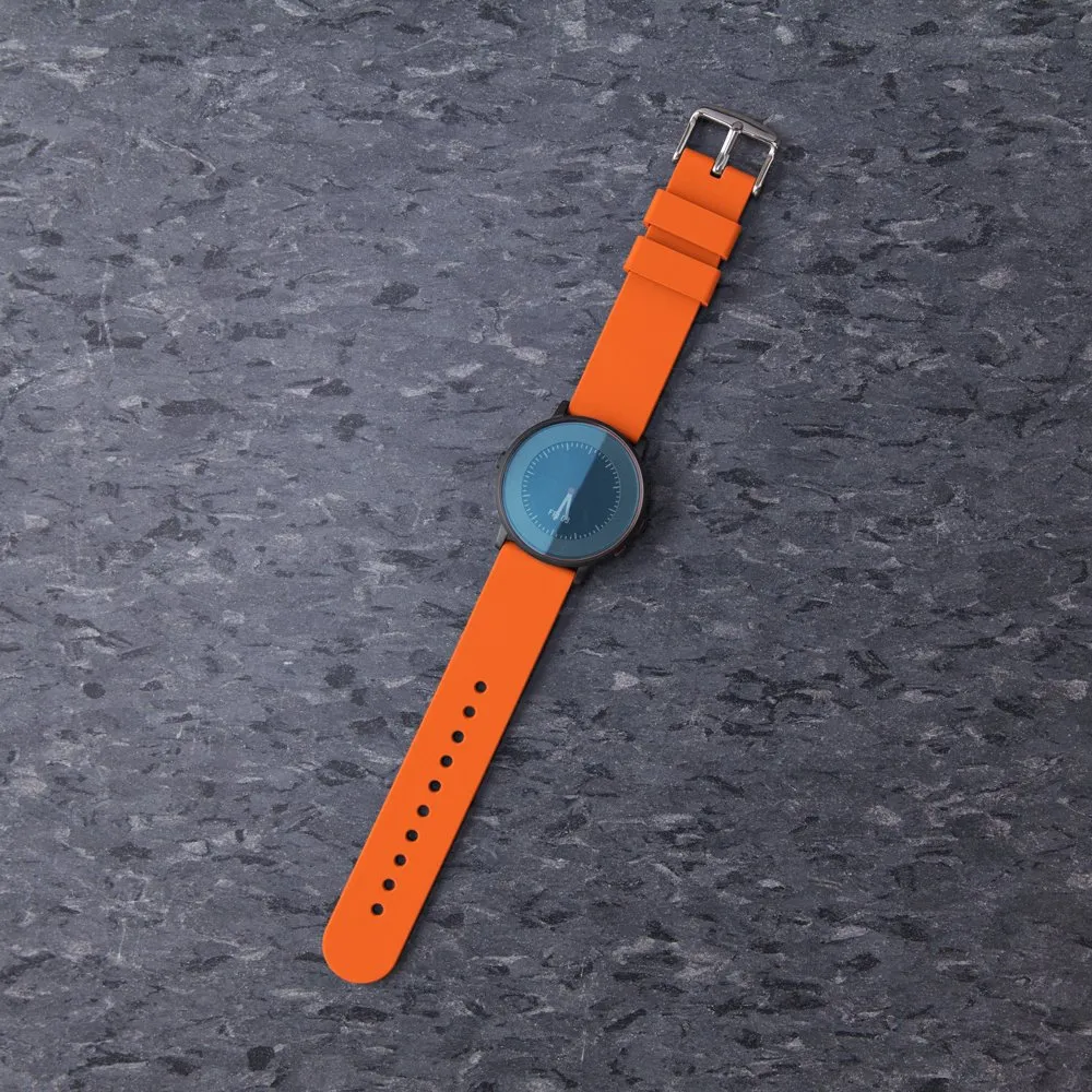 Archer Watch Straps Cinturini a Sgancio Rapido in Silicone, Arancione Portland, 20mm - immagine 3