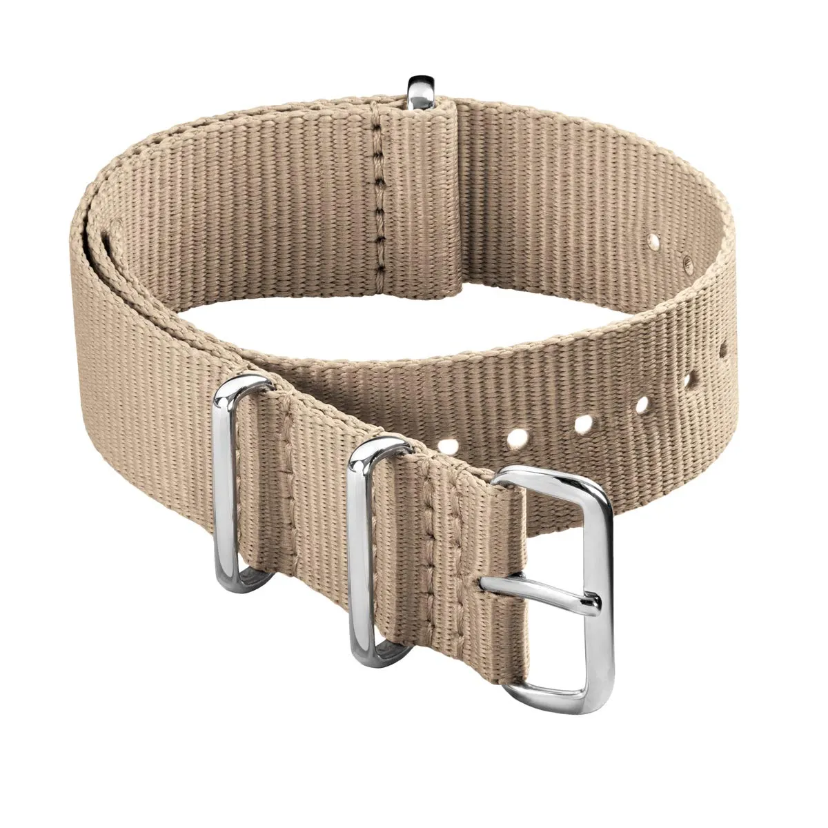 Archer Watch Straps Cinturini NATO in Nylon Classici, Cachi, 22mm - immagine 1
