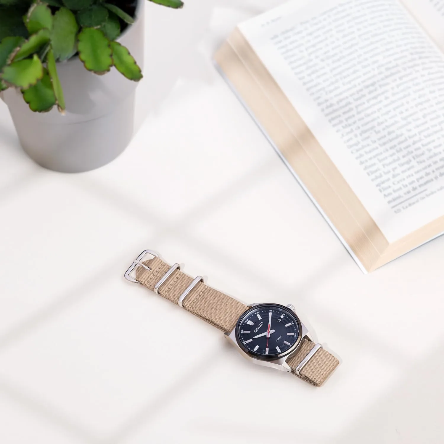 Archer Watch Straps Cinturini NATO in Nylon Classici Cachi 24mm - immagine 2