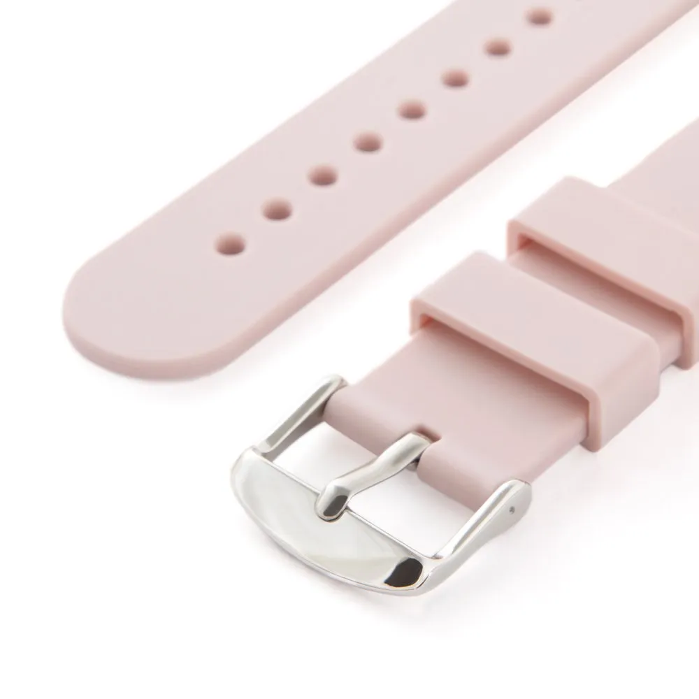 Archer Watch Straps Cinturini a Sgancio Rapido in Silicone Rosa Chiaro 22mm - immagine 5