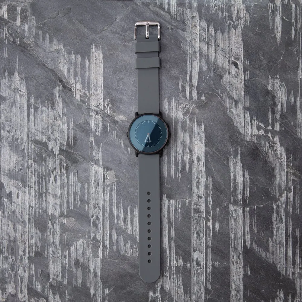Archer Watch Straps Cinturini a Sgancio Rapido in Silicone - Grafite, 24mm - immagine 3