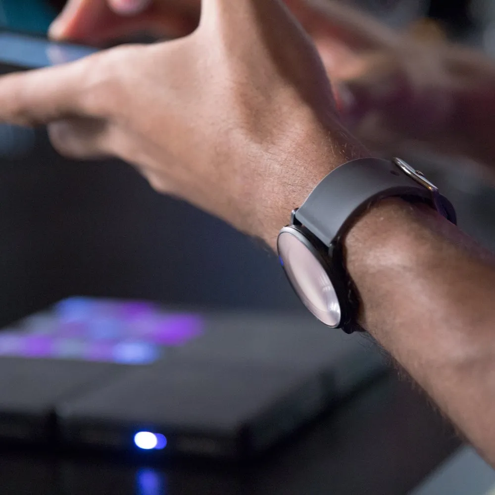 Archer Watch Straps Cinturino di Silicone Sgancio Rapido, Grafite, 23mm - immagine 4