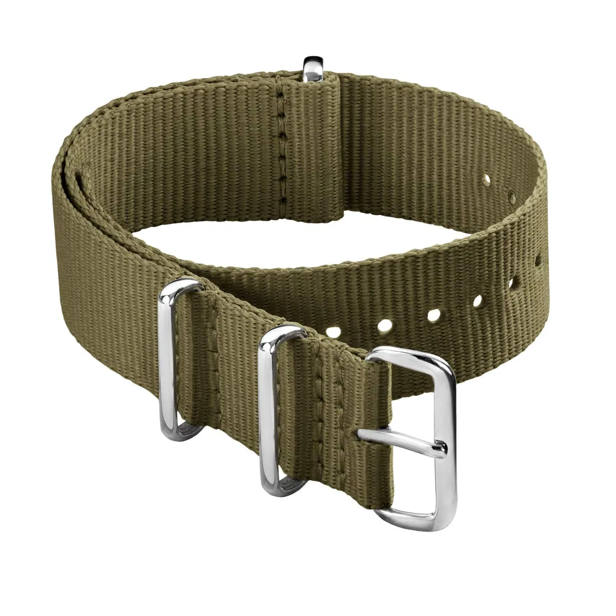 Archer Watch Straps Cinturini NATO in Nylon Classici, Verde Oliva, 18mm - immagine 1