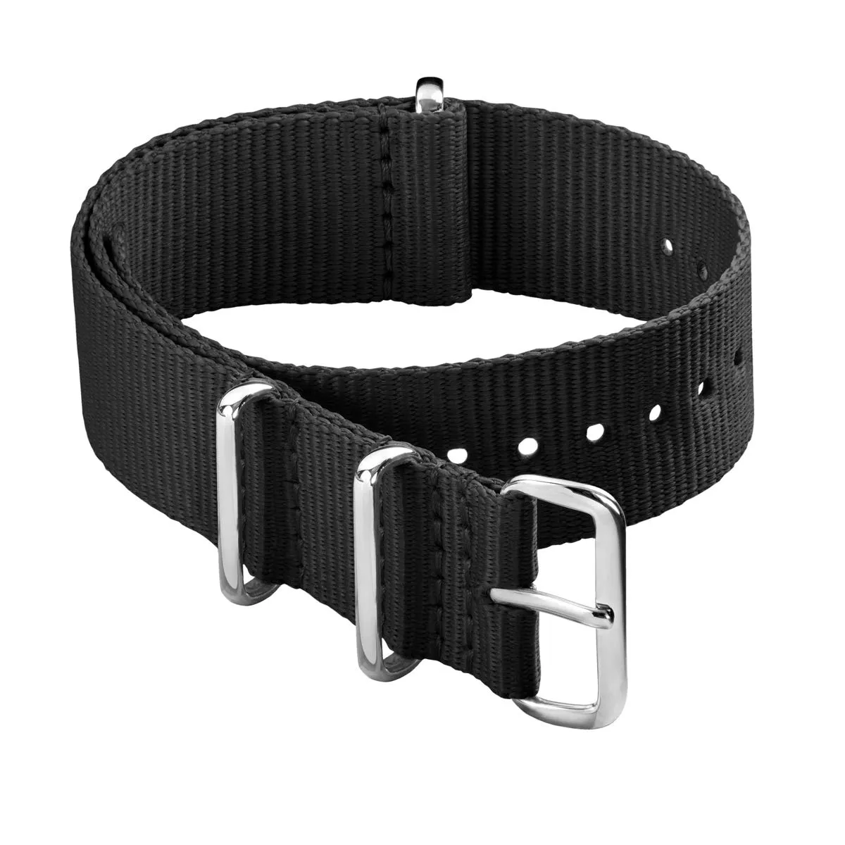 Archer Watch Straps Cinturini NATO in Nylon Classici - Nero, 18mm - immagine 1