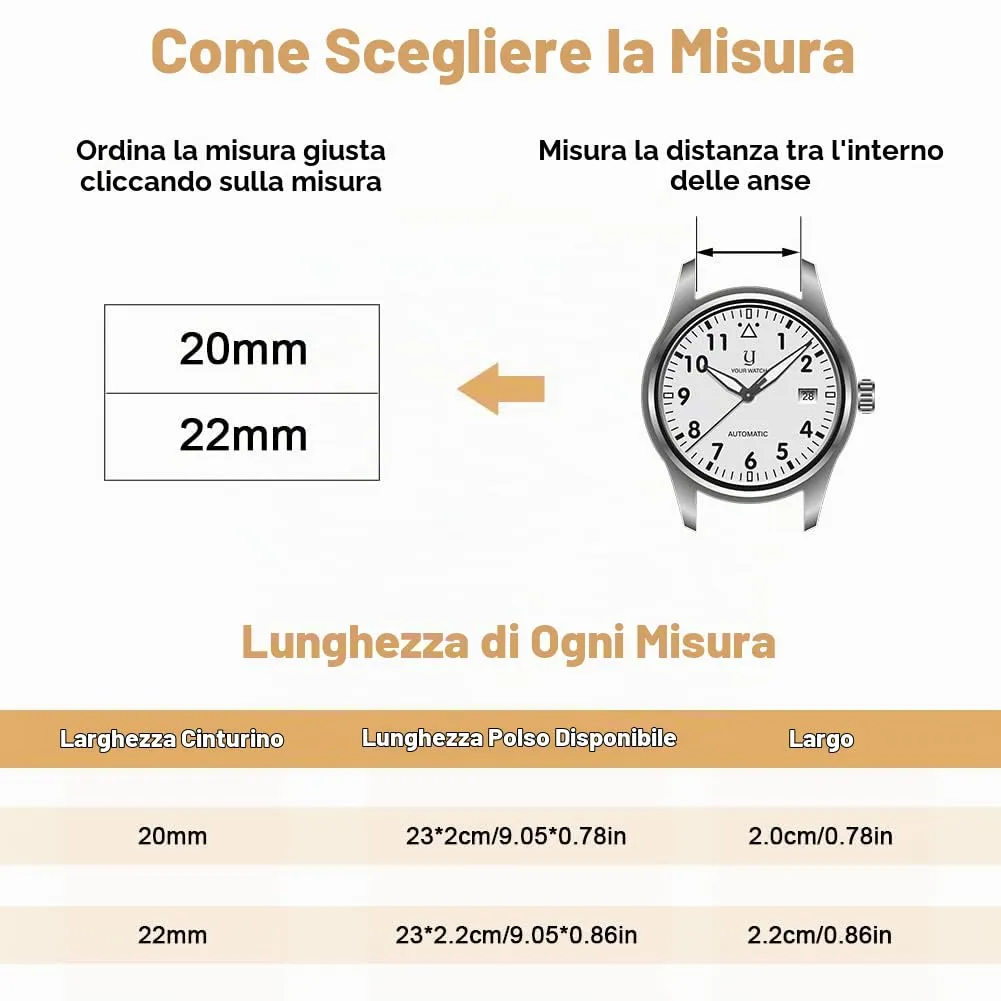 OFFCUP Cinturino in Acciaio Inossidabile Maglia Milanese a Sgancio Rapido, 22mm, Oro rosa - immagine 3