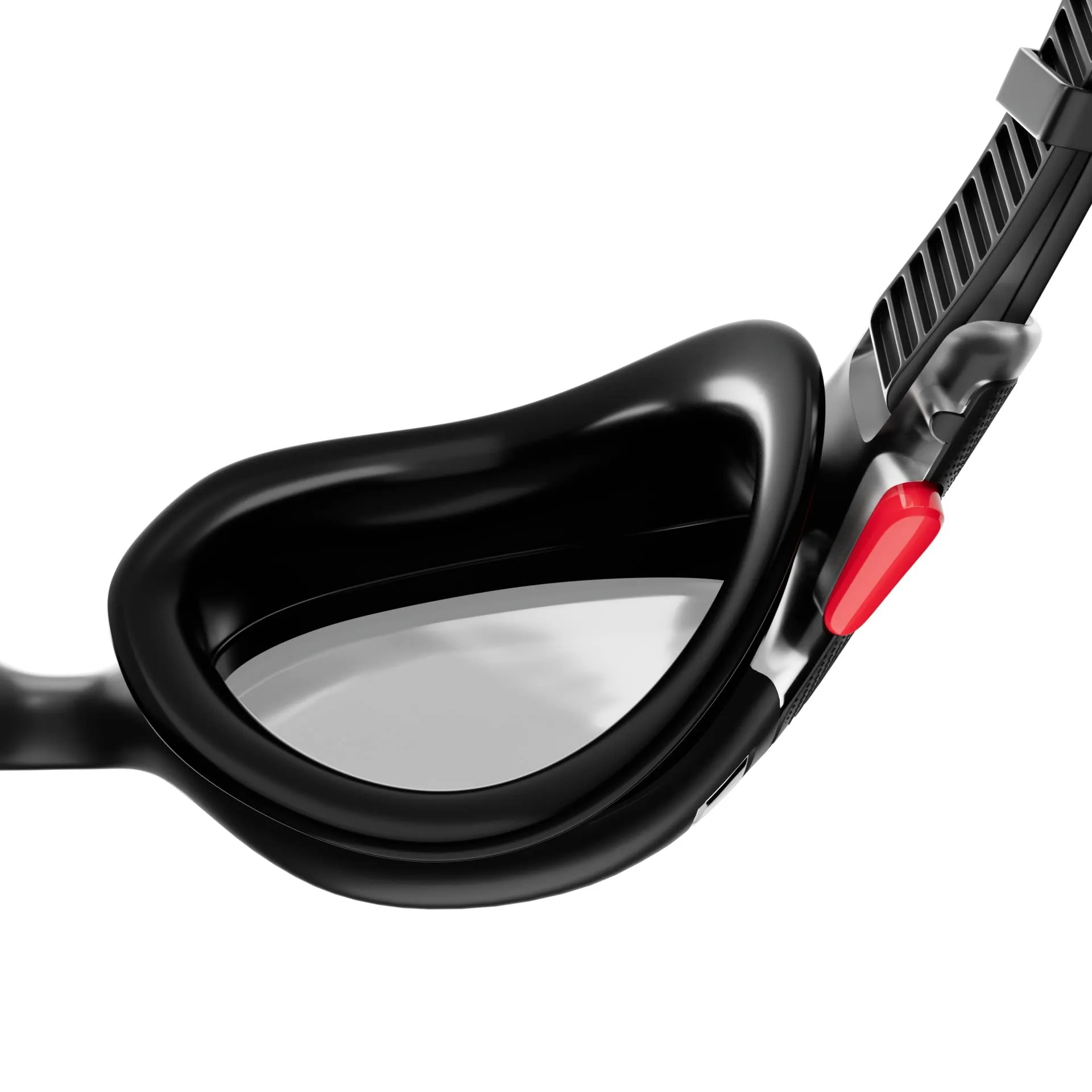Speedo Biofuse 2.0 Unisex Swimming Goggles, Black/Smoke, One Size - immagine 4