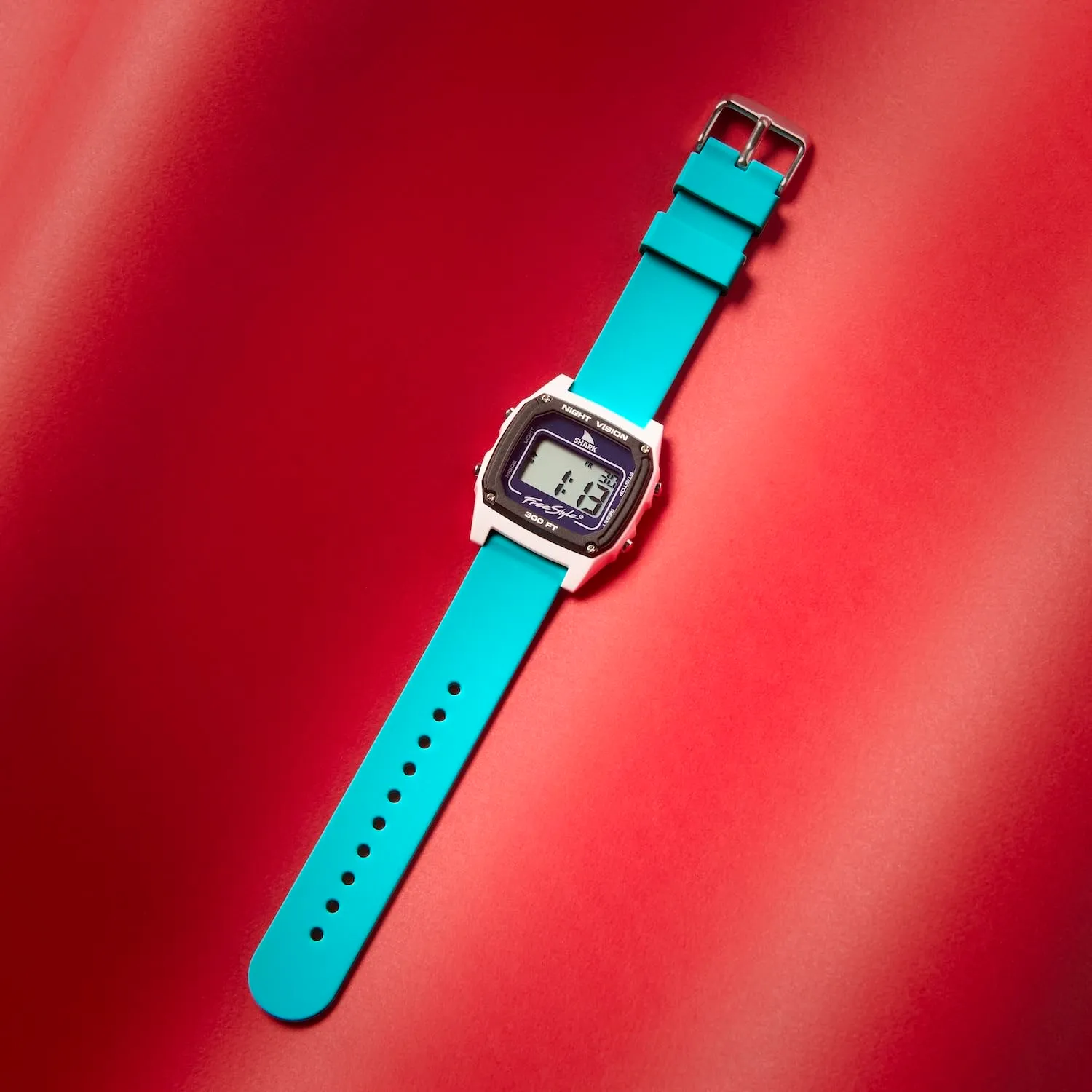Archer Watch Straps Cinturini a Sgancio Rapido in Silicone, Blu Acqua, 20mm - immagine 4