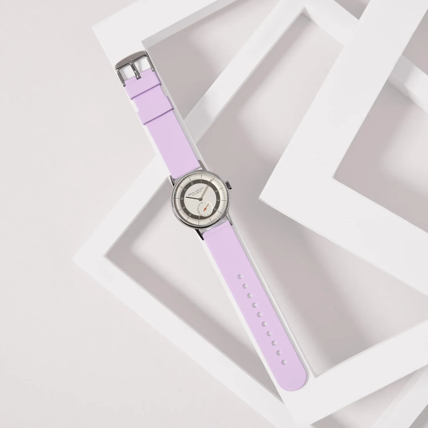 Archer Watch Straps Cinturini a Sgancio Rapido in Silicone, Lavanda, 20mm - immagine 4