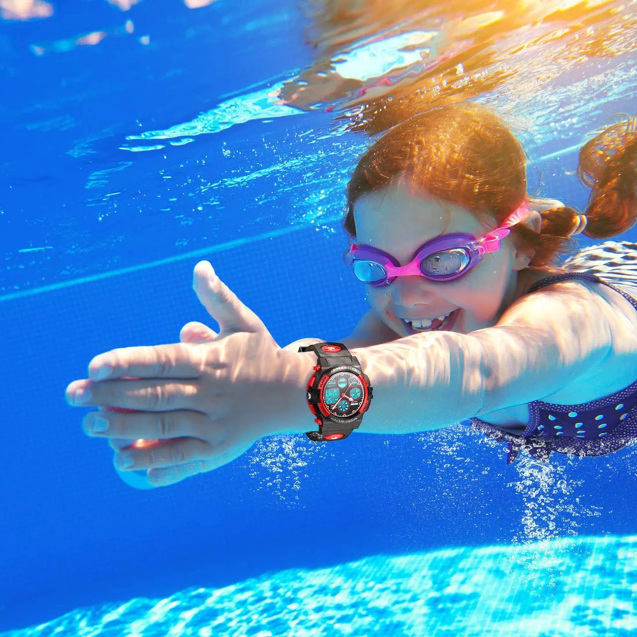 Dislocati Orologio Digitale Impermeabile a LED per Bambini - immagine 4