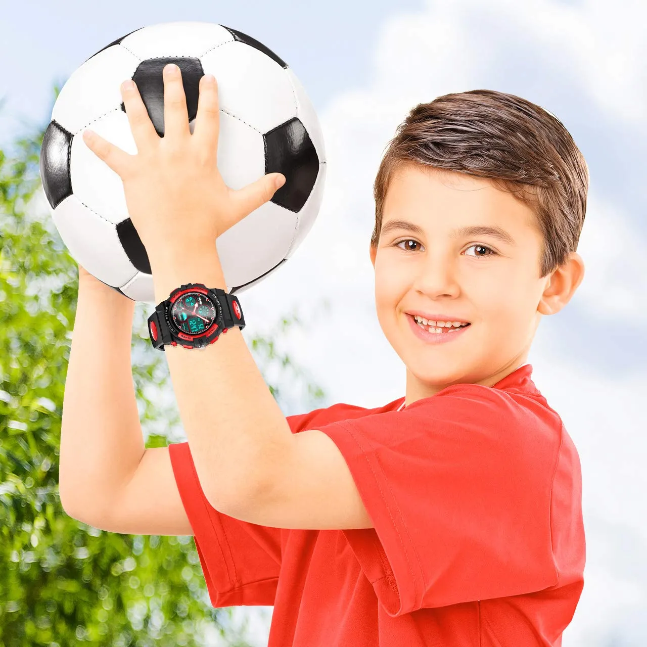 Dislocati Orologio Digitale Impermeabile a LED per Bambini - immagine 5