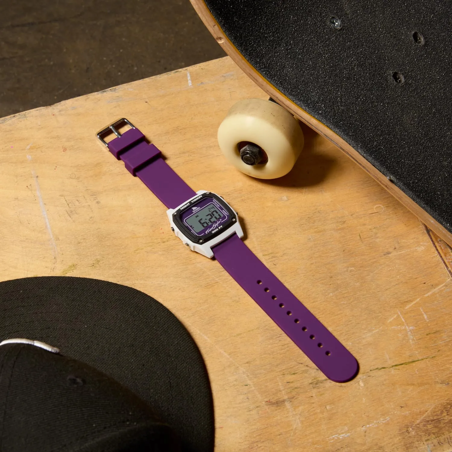 Archer Watch Straps Cinturini a Sgancio Rapido in Silicone, Viola Scuro, 20mm - immagine 4