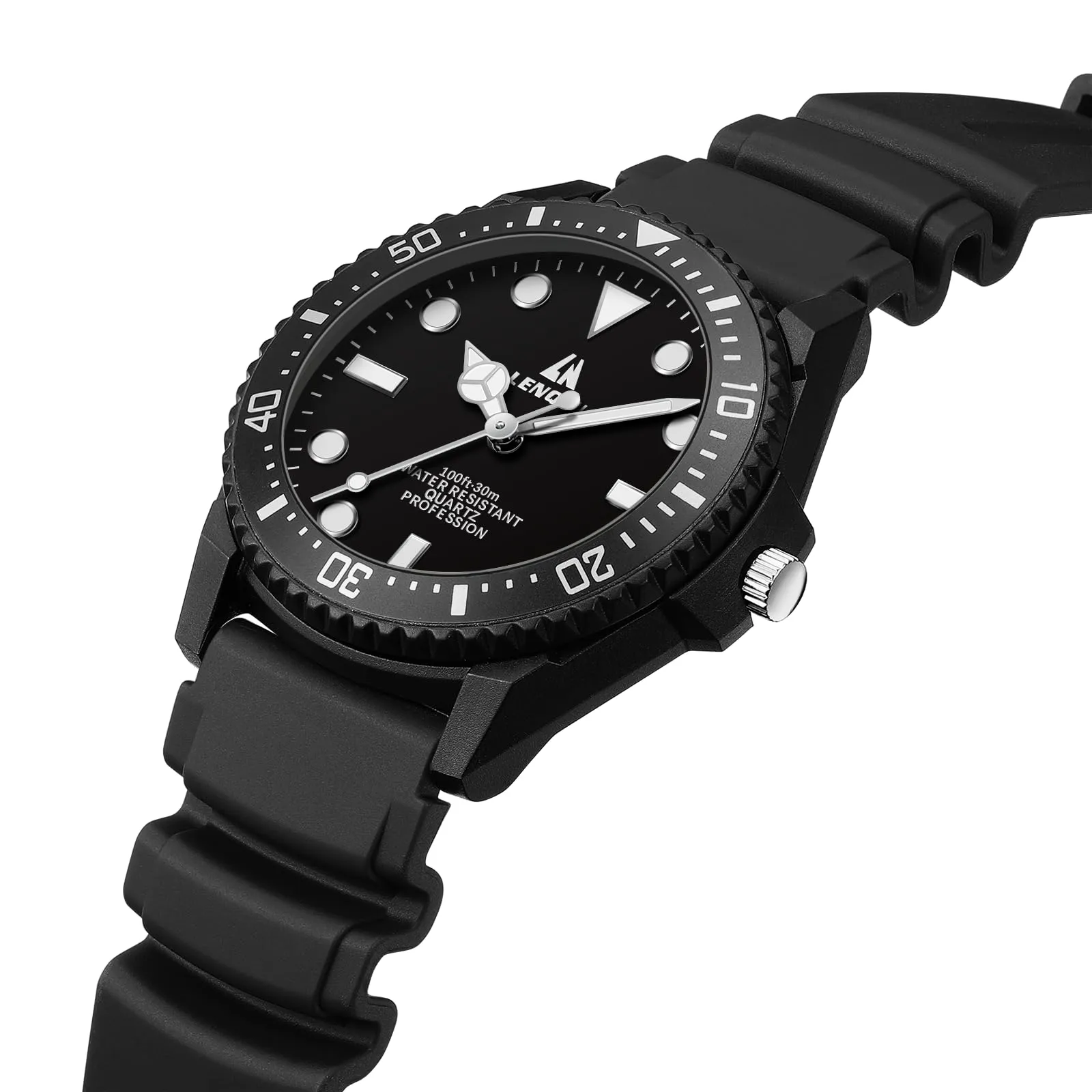 LN LENQIN Orologio Uomo Analogico al Quarzo Impermeabile 3ATM R033 - immagine 3