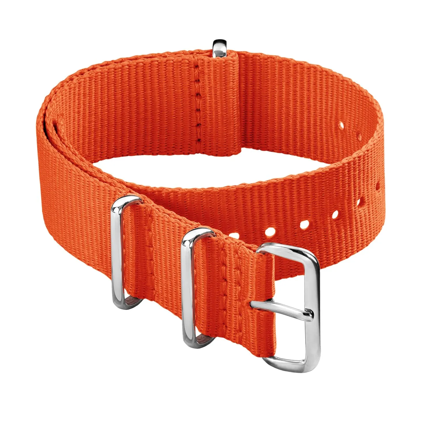 Archer Watch Straps Cinturini NATO in Nylon Classici, Arancione, 20mm - immagine 1