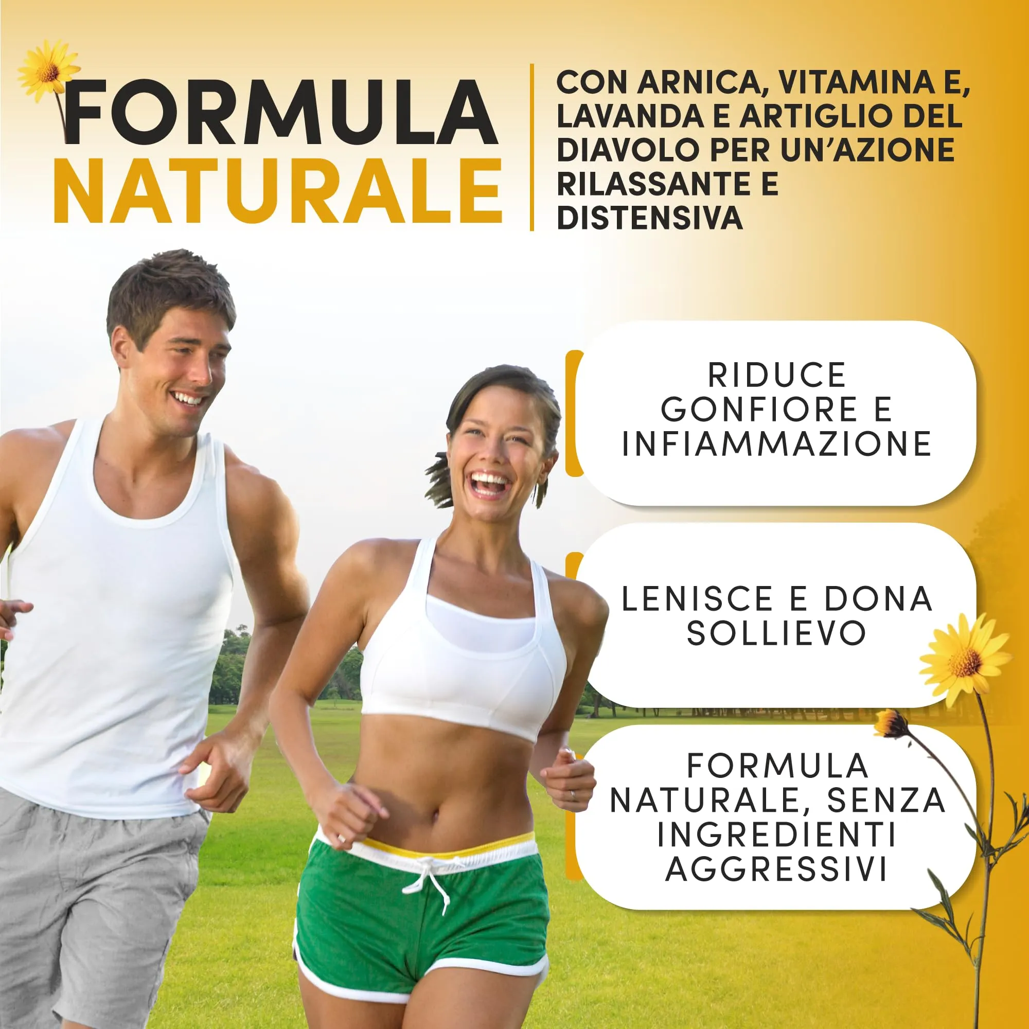 Fitoattivi Natura e Benessere Arnica Gel Forte 98% con Vitamina E, Menta e Lavanda, 550 ml - immagine 2