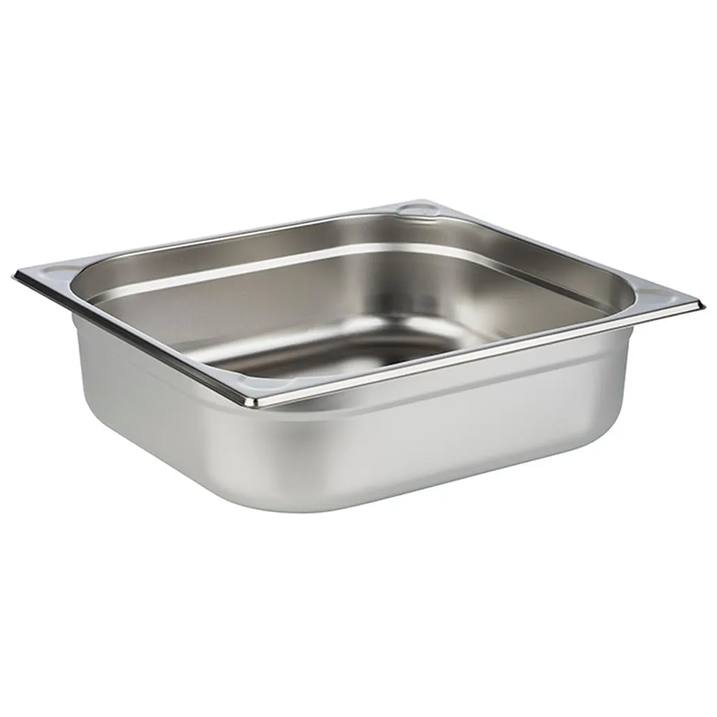 APS 81704 GN 2/3 Contenitore in acciaio inox, 35,4 x 32,5 x 10 cm, 8,4 l - immagine 1